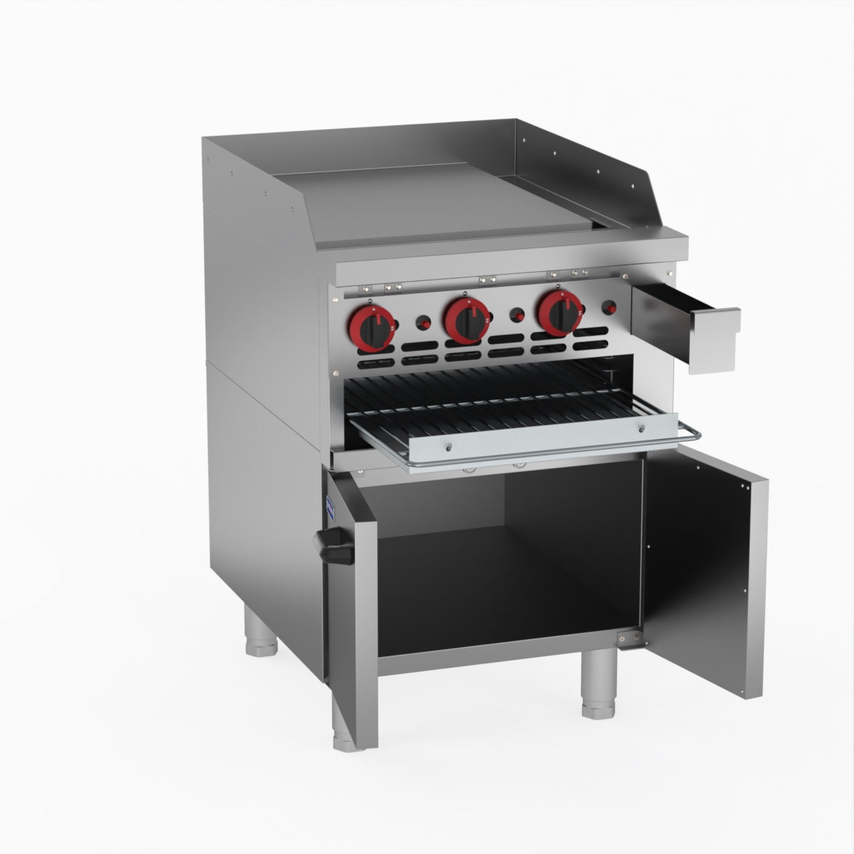 GGS-24ULPG Gas Griddle and Toaster with Cabinet