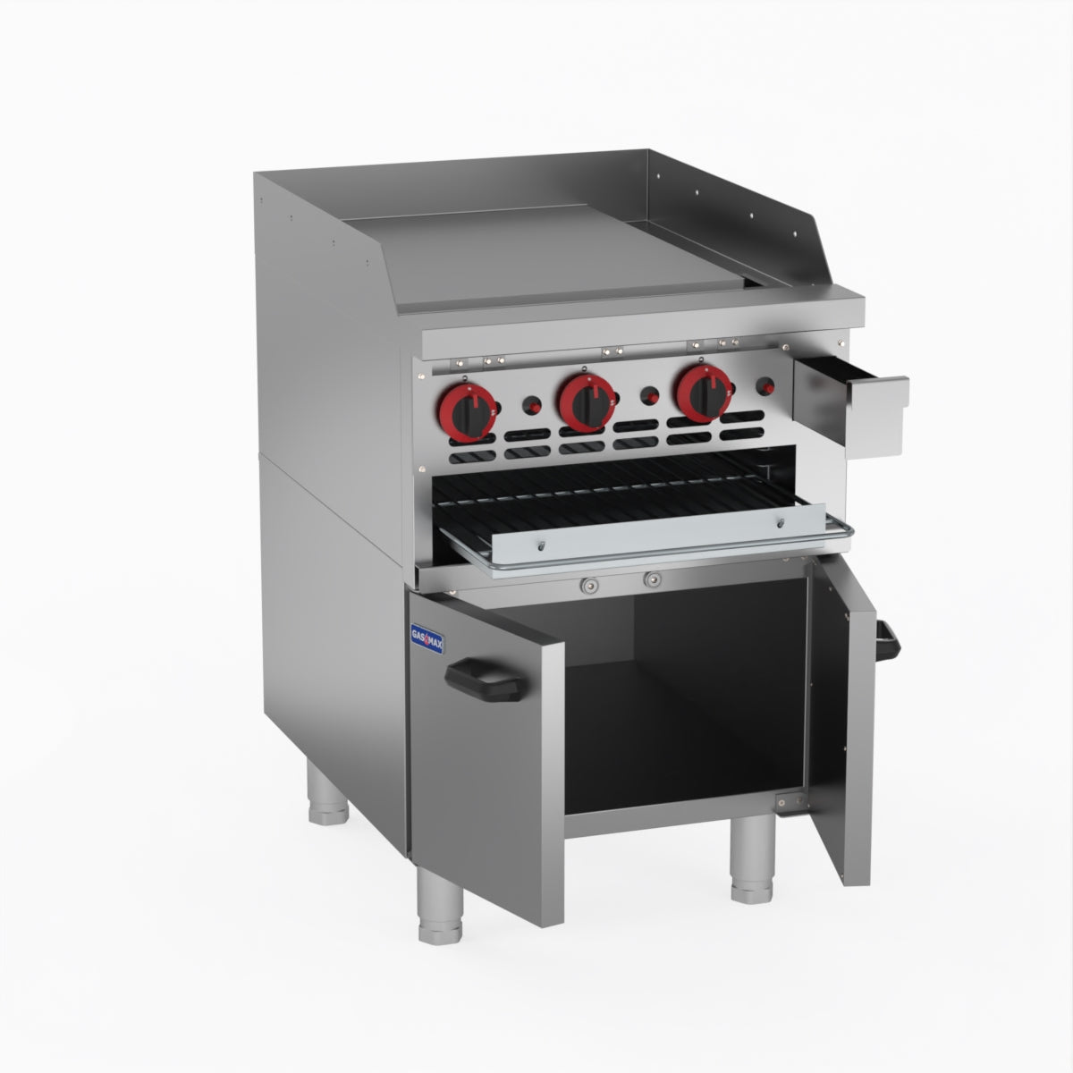 GGS-24ULPG Gas Griddle and Toaster with Cabinet