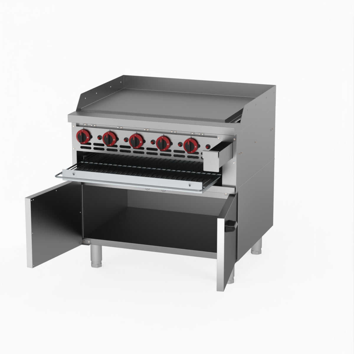 GGS-36ULPG Gas Griddle and Toaster with Cabinet