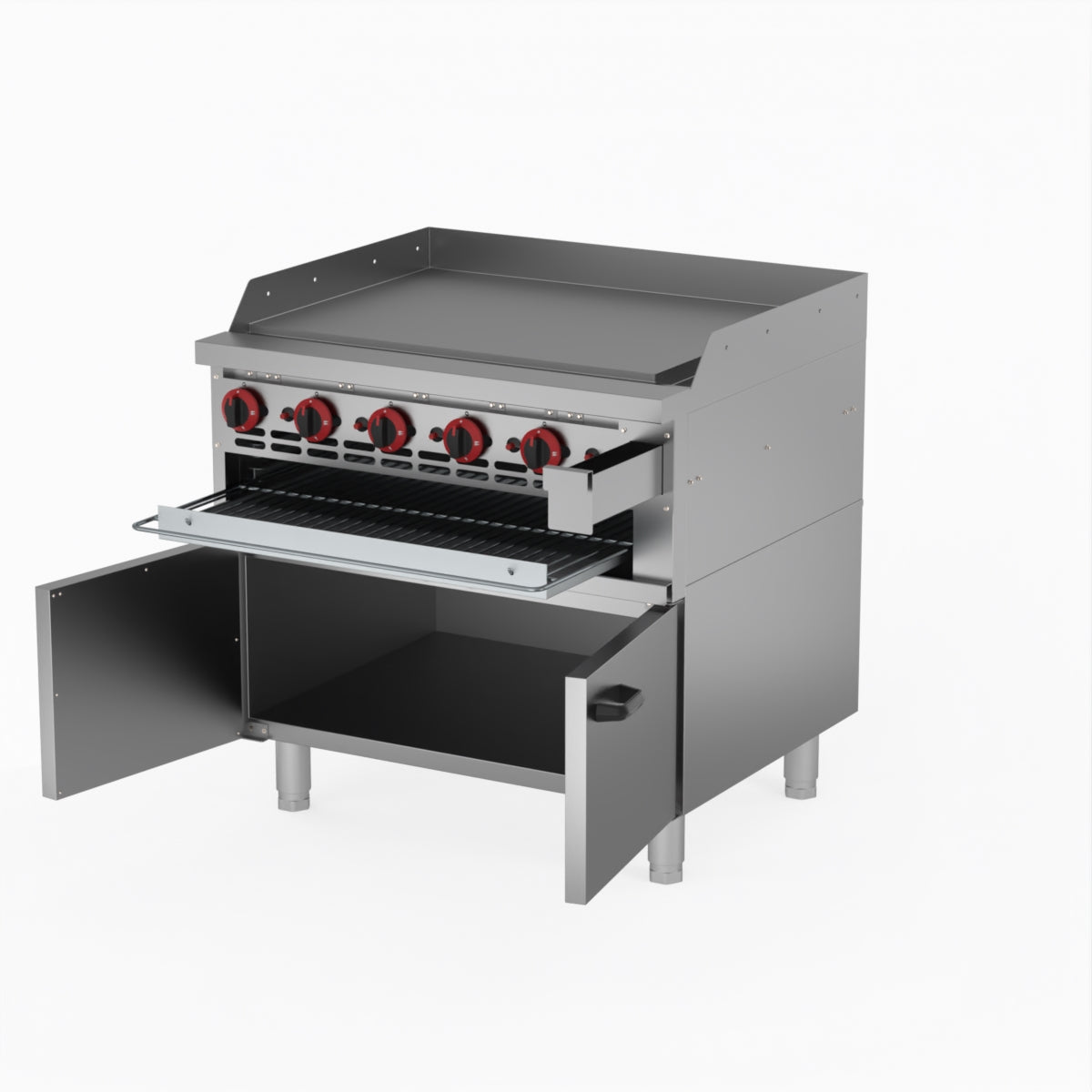 GGS-36ULPG Gas Griddle and Toaster with Cabinet