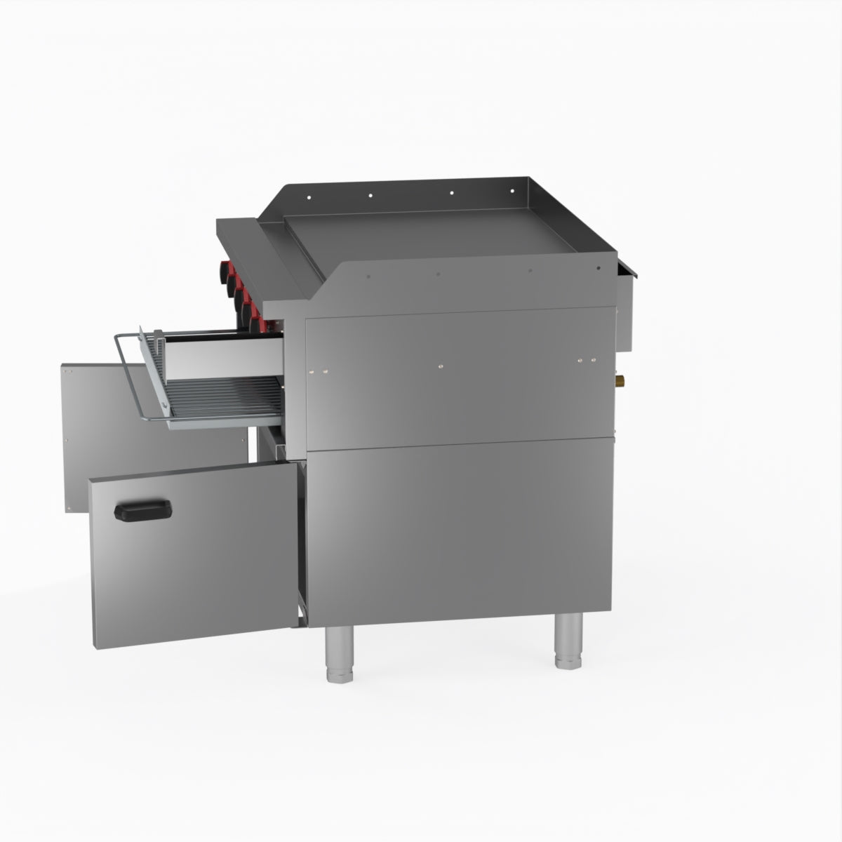 GGS-36ULPG Gas Griddle and Toaster with Cabinet