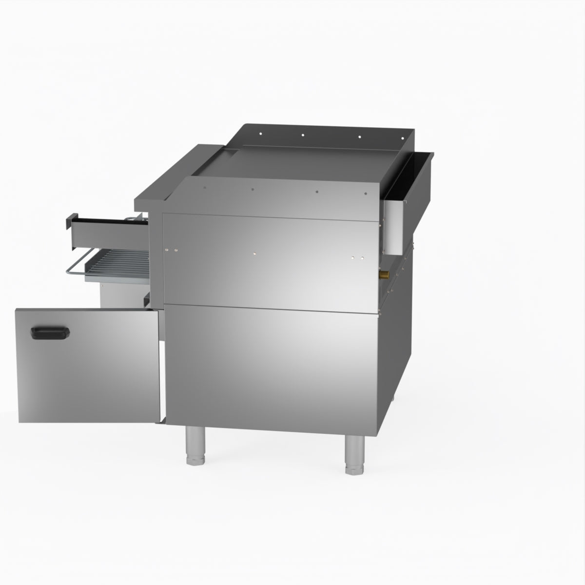 GGS-36ULPG Gas Griddle and Toaster with Cabinet