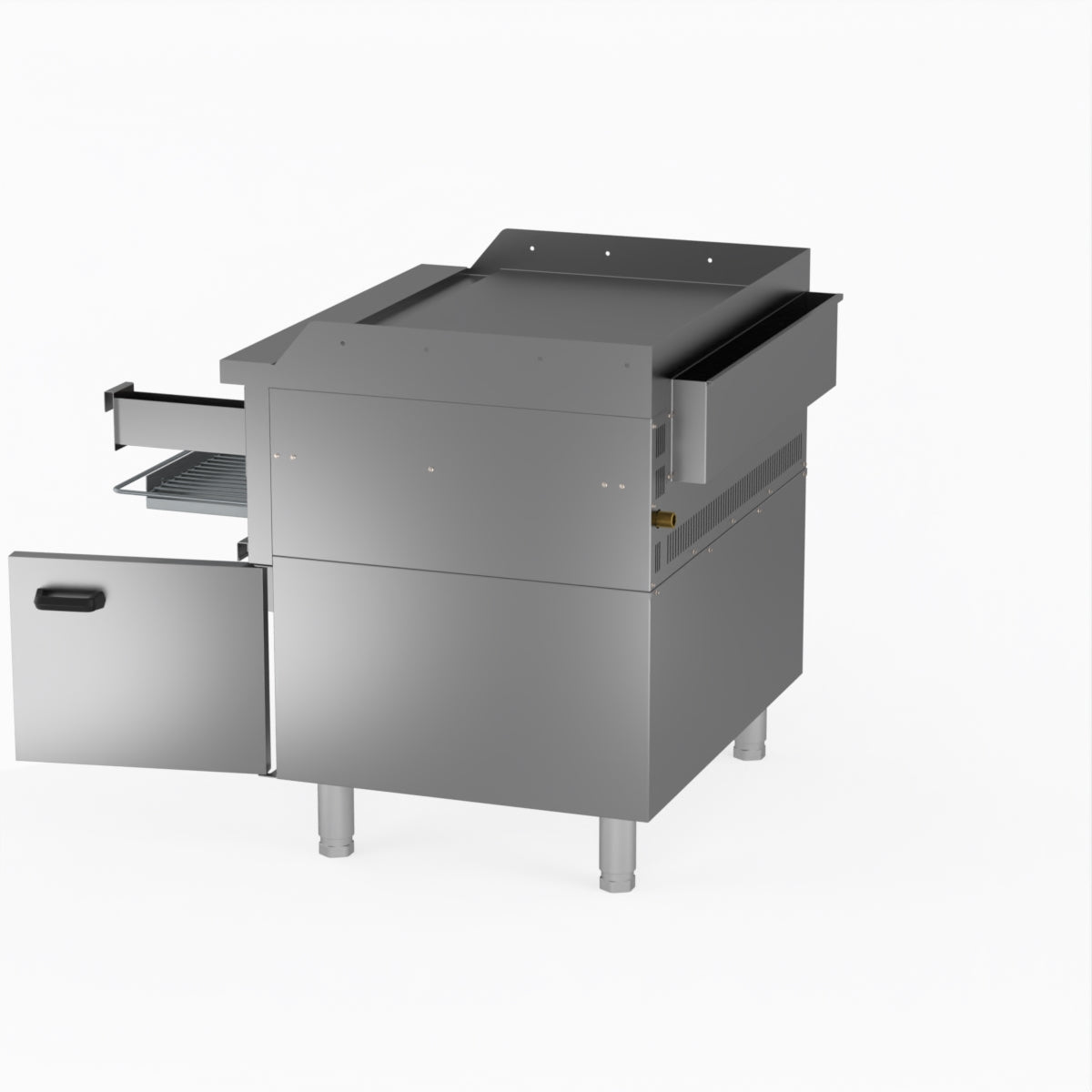 GGS-36ULPG Gas Griddle and Toaster with Cabinet