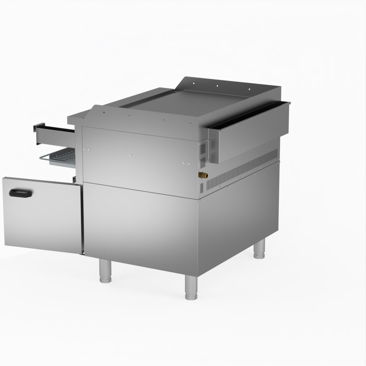 GGS-36ULPG Gas Griddle and Toaster with Cabinet