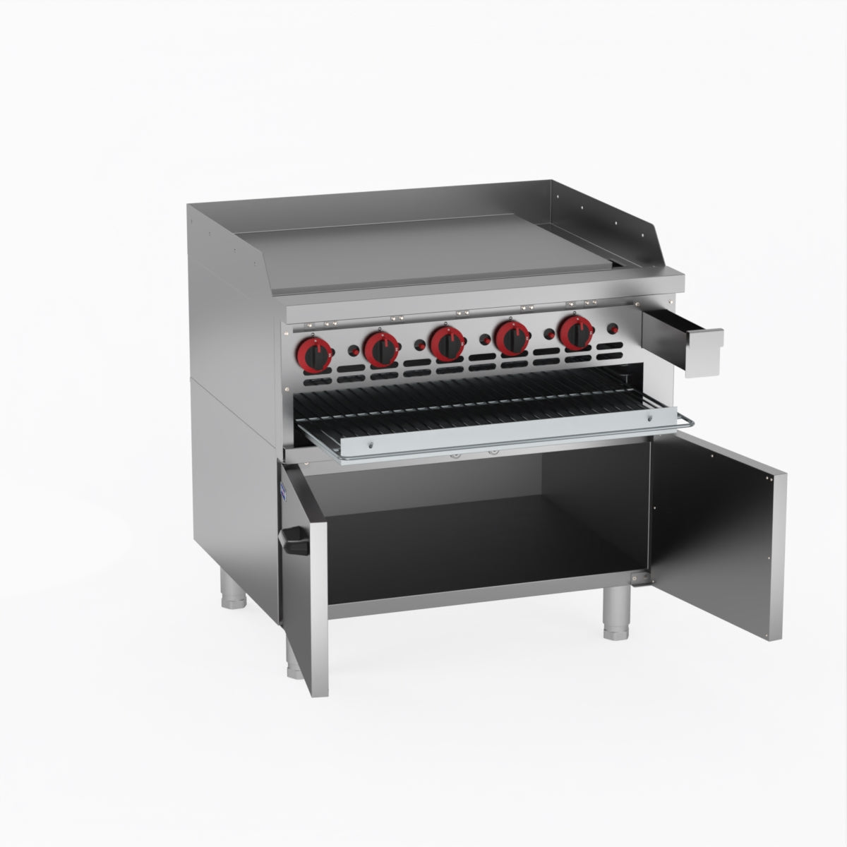 GGS-36ULPG Gas Griddle and Toaster with Cabinet