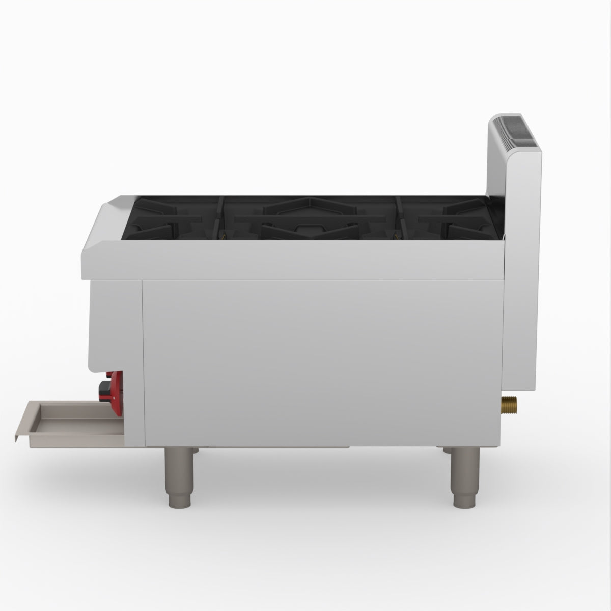 GASMAX Benchtop LPG 2 Burner Cooktop w/ Splashback - JUS-TR-2BLPG