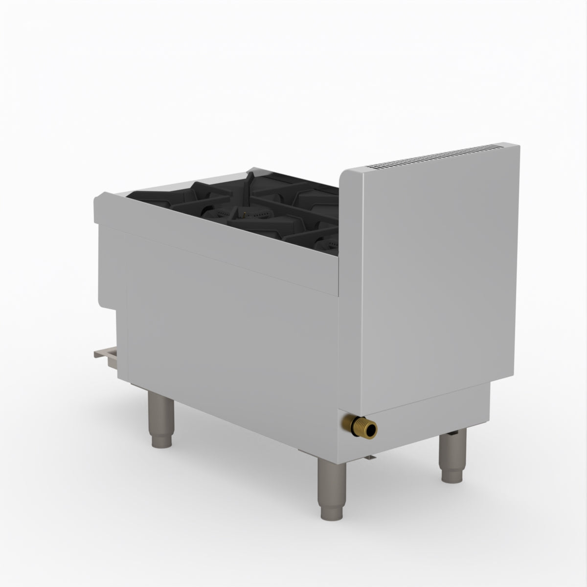 GASMAX Benchtop LPG 2 Burner Cooktop w/ Splashback - JUS-TR-2BLPG