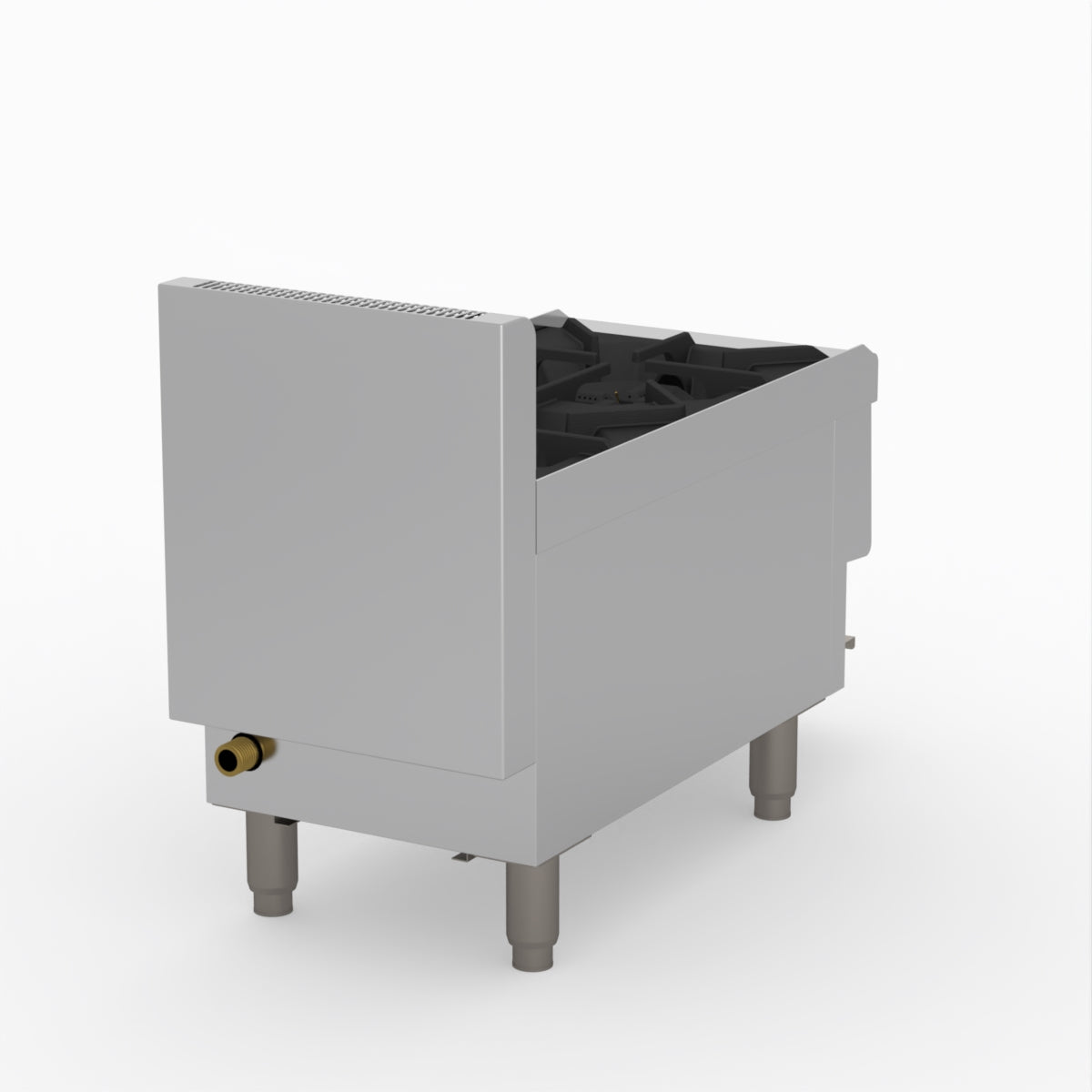 GASMAX Benchtop LPG 2 Burner Cooktop w/ Splashback - JUS-TR-2BLPG