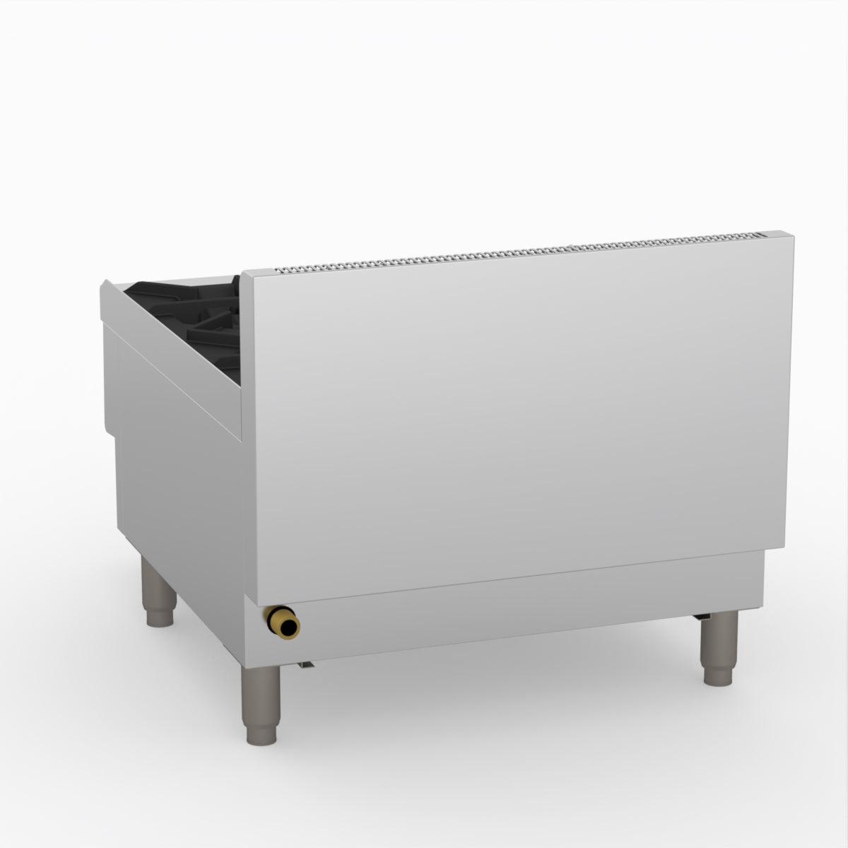 GASMAX Benchtop LPG 4 Burner Cooktop w/ Splashback - JUS-TR-4BLPG