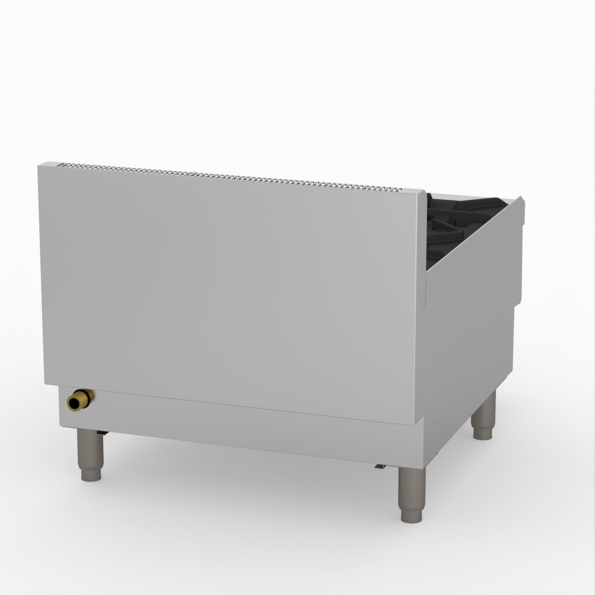 GASMAX Benchtop LPG 4 Burner Cooktop w/ Splashback - JUS-TR-4BLPG