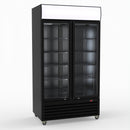 Thermaster 1000L Colourbond Upright Beverage Fridge 2 Doors Black LG-1000BP