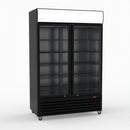 Thermaster Large Two Glass Door Colourbond Upright Drink Fridge - LG-1200BP
