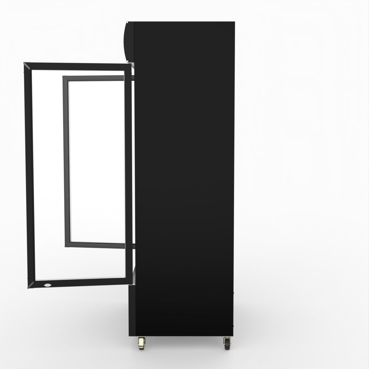 Thermaster Large Two Glass Door Colourbond Upright Drink Fridge - LG-1200BP