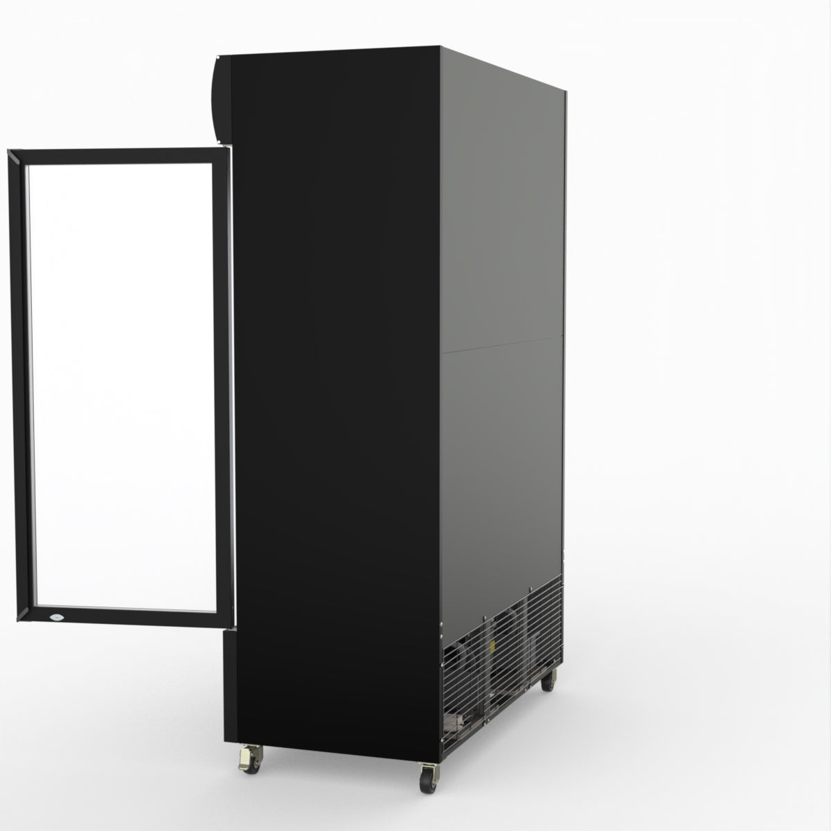 Thermaster Large Two Glass Door Colourbond Upright Drink Fridge - LG-1200BP