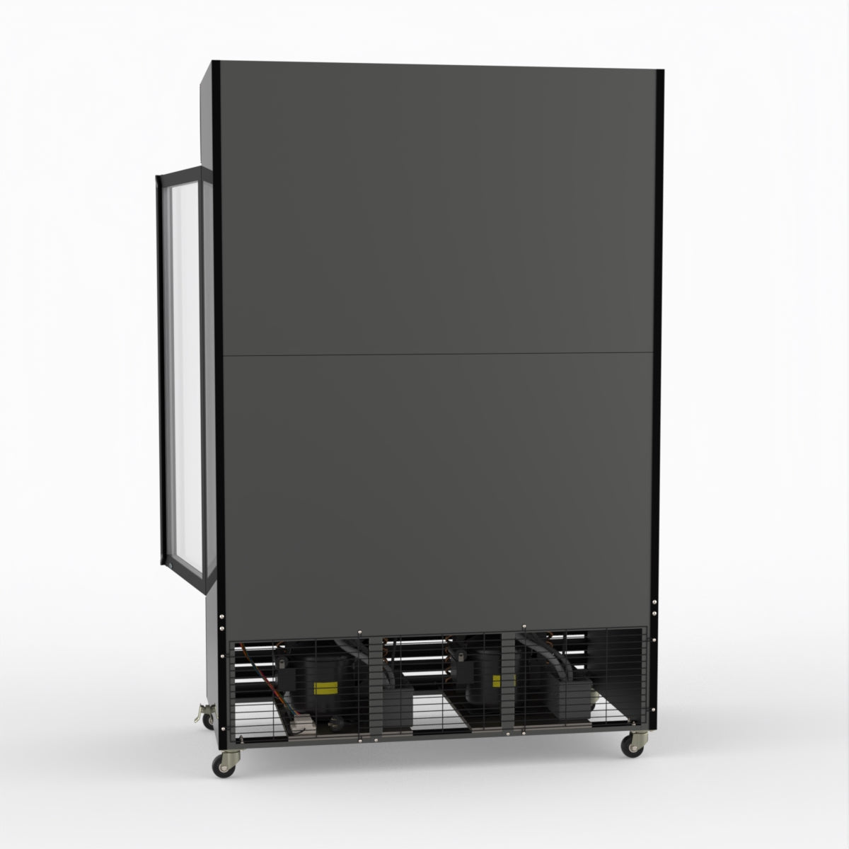 Thermaster Large Two Glass Door Colourbond Upright Drink Fridge - LG-1200BP
