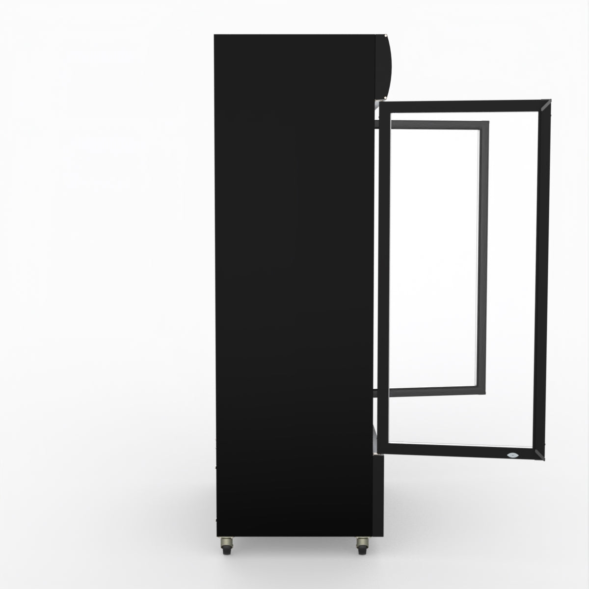 Thermaster Large Two Glass Door Colourbond Upright Drink Fridge - LG-1200BP