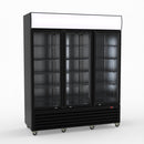 Thermaster Three Glass Door Colourbond Upright Drink Fridge LG-1203BP