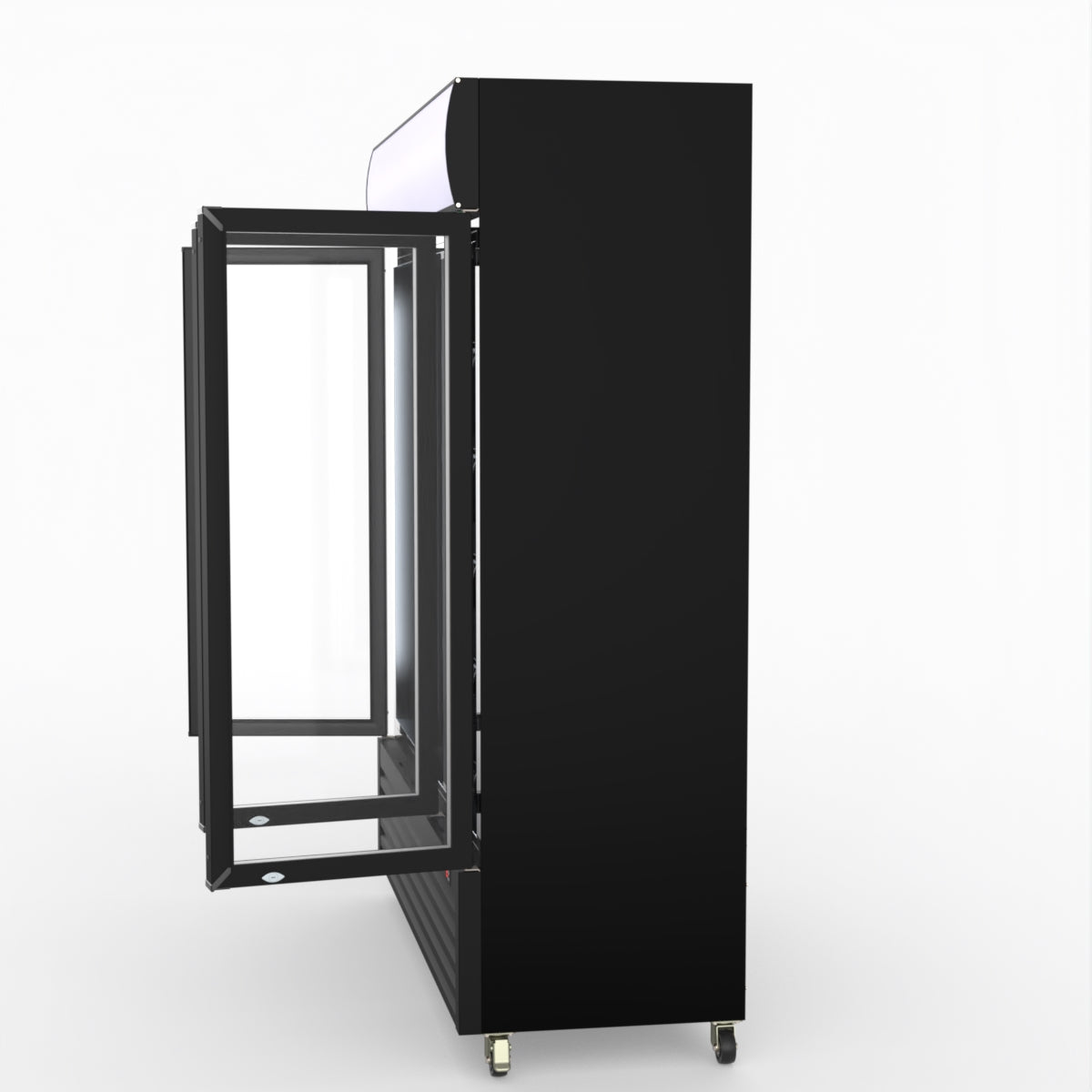 Thermaster Three Glass Door Colourbond Upright Drink Fridge LG-1203BP