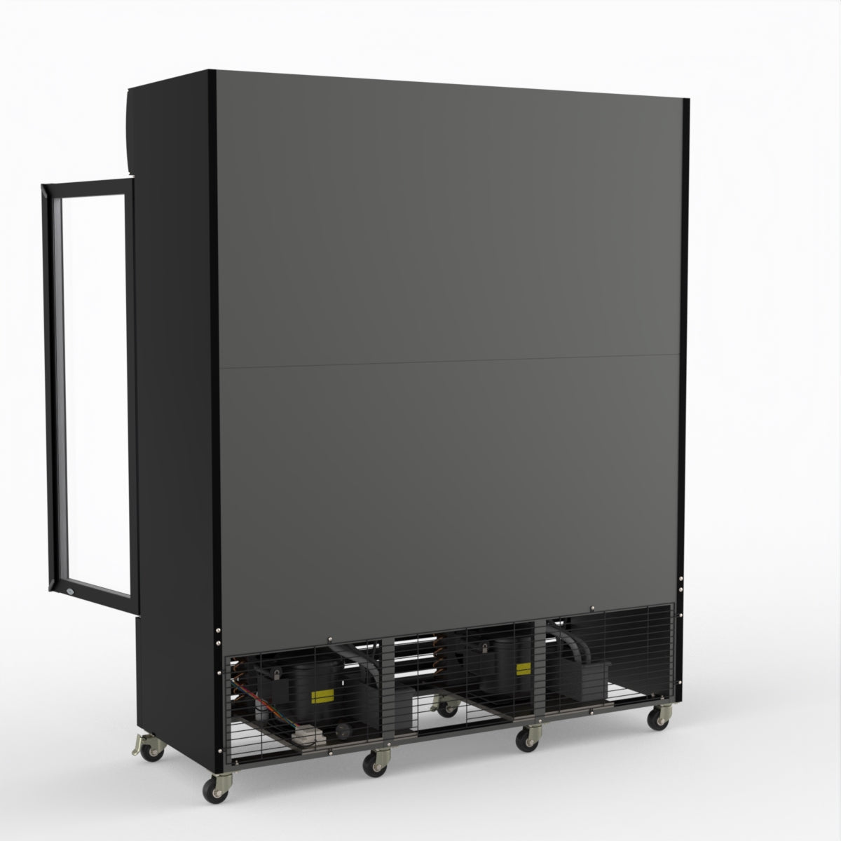 Thermaster Three Glass Door Colourbond Upright Drink Fridge LG-1203BP
