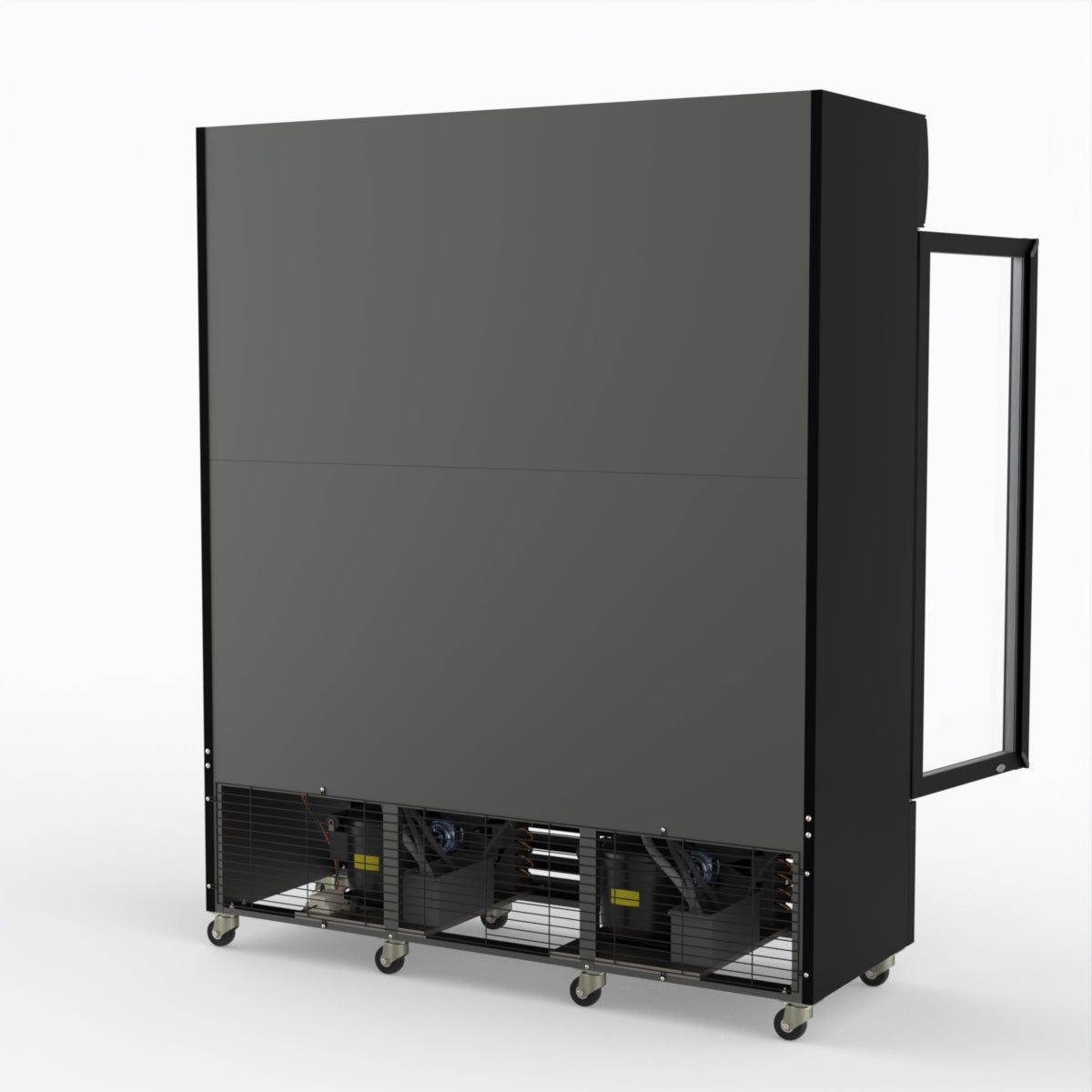 Thermaster Three Glass Door Colourbond Upright Drink Fridge LG-1203BP