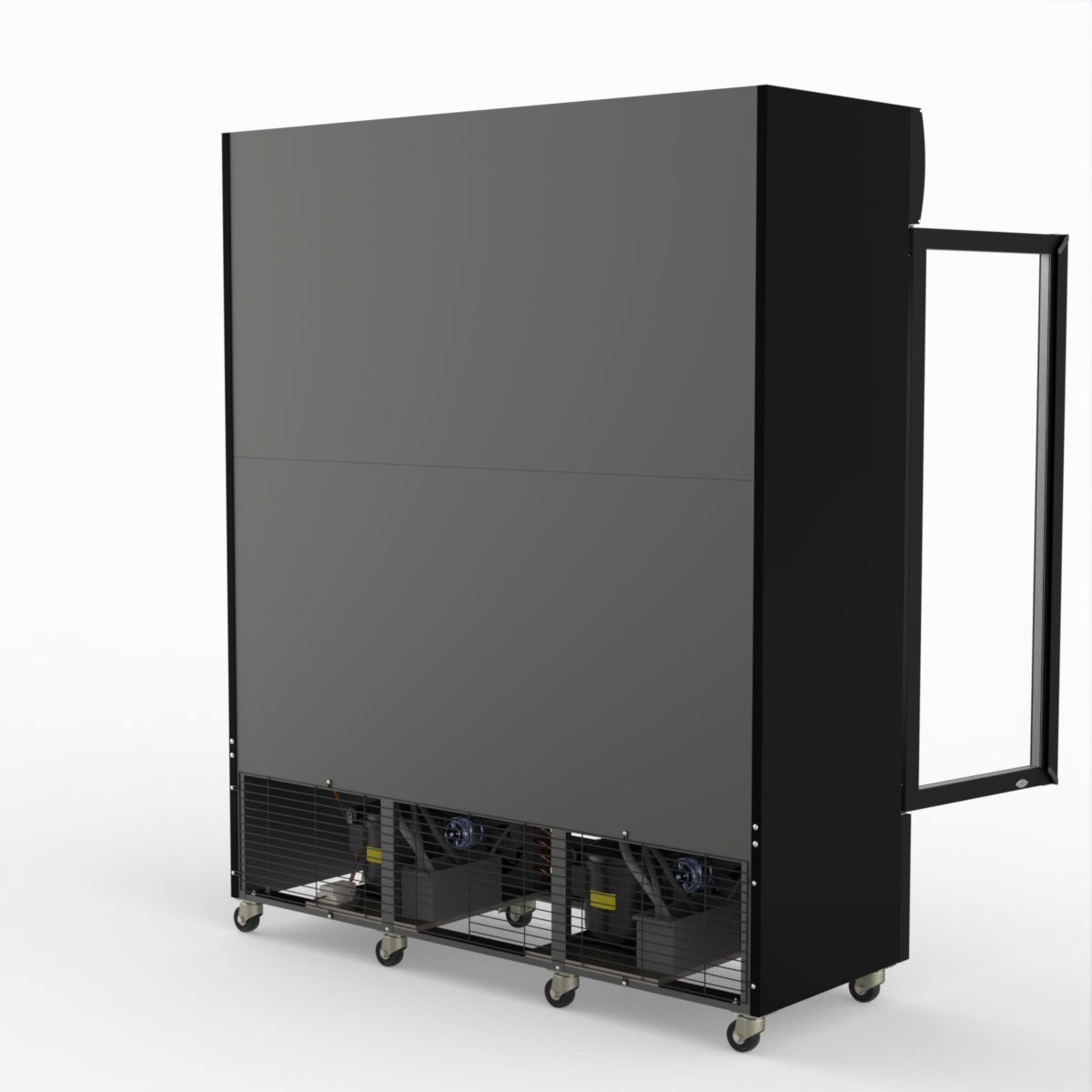 Thermaster Three Glass Door Colourbond Upright Drink Fridge LG-1203BP