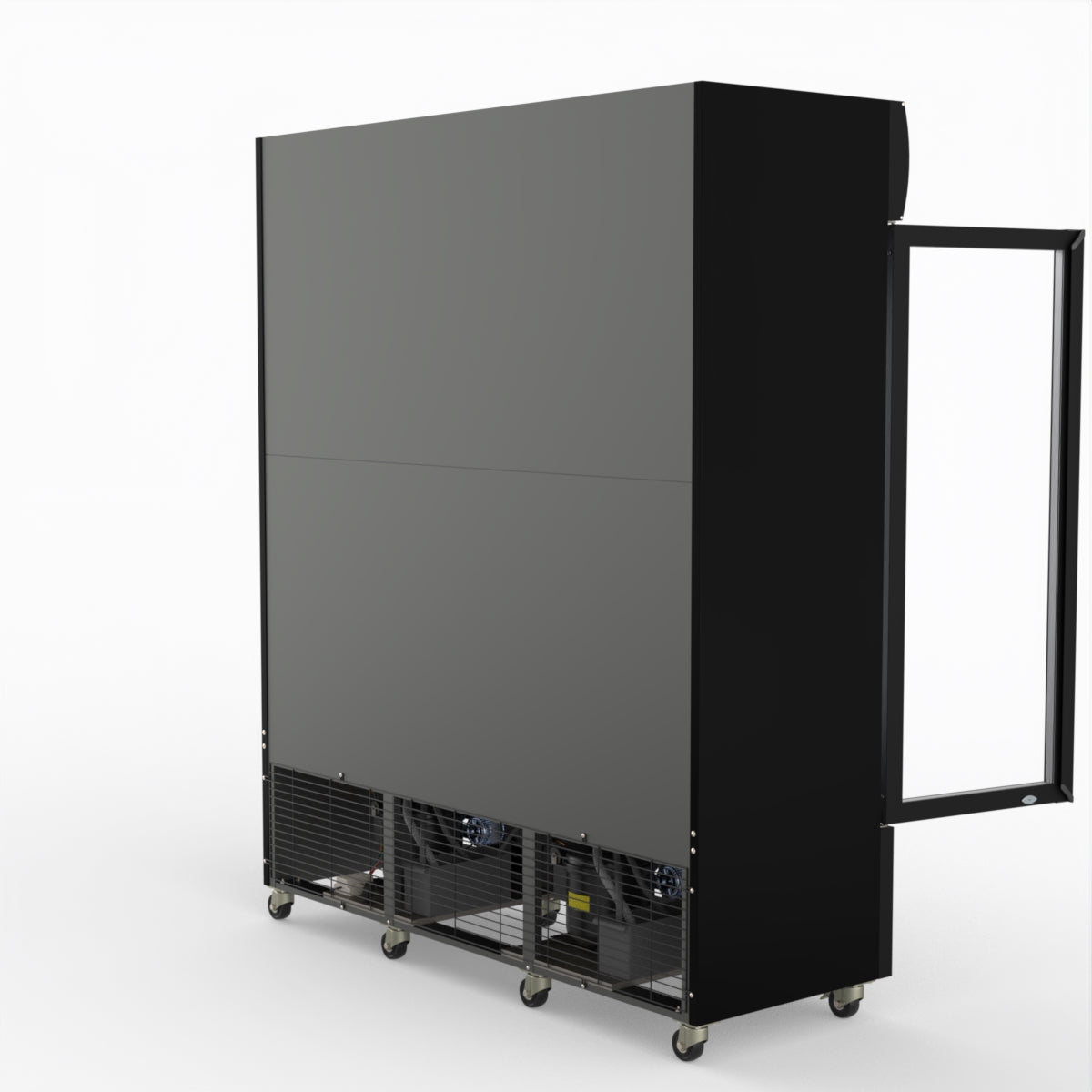Thermaster Three Glass Door Colourbond Upright Drink Fridge LG-1203BP