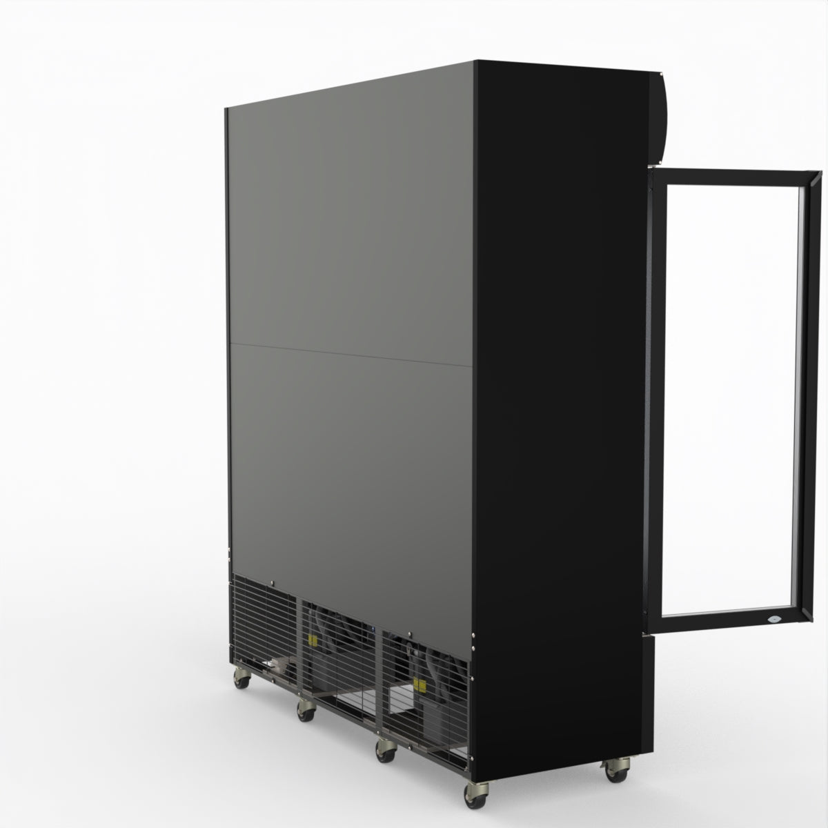 Thermaster Three Glass Door Colourbond Upright Drink Fridge LG-1203BP