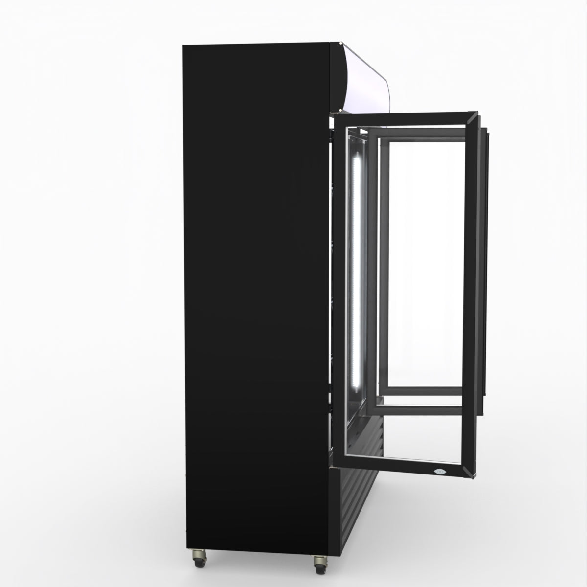 Thermaster Three Glass Door Colourbond Upright Drink Fridge LG-1203BP