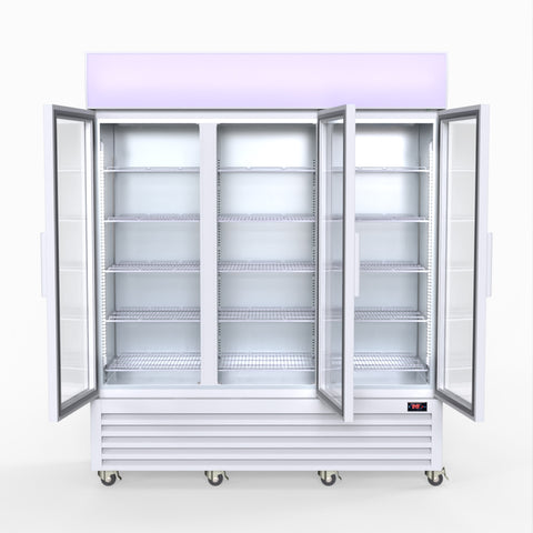 LG-1203P Thermaster 1200L Three Glass Door Colourbond Upright Drink Fridge LG-1203P