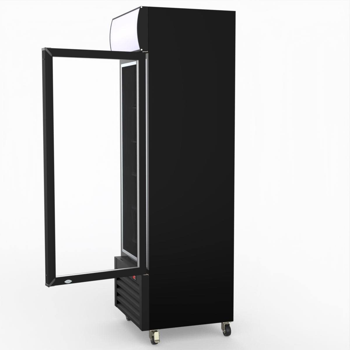 Thermaster Single Glass Door Colourbond Upright Drink Fridge - LG-370BP