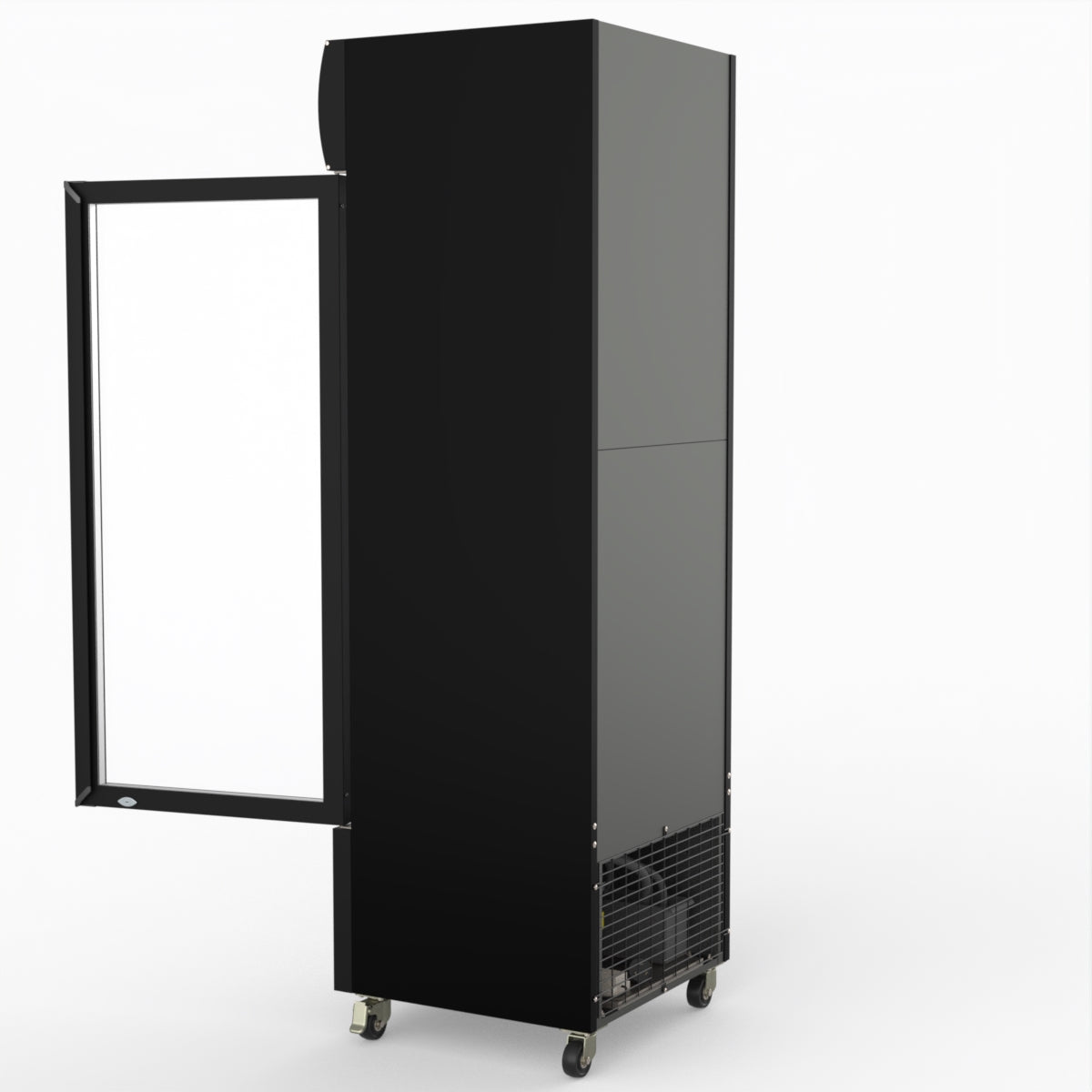 Thermaster Single Glass Door Colourbond Upright Drink Fridge - LG-370BP