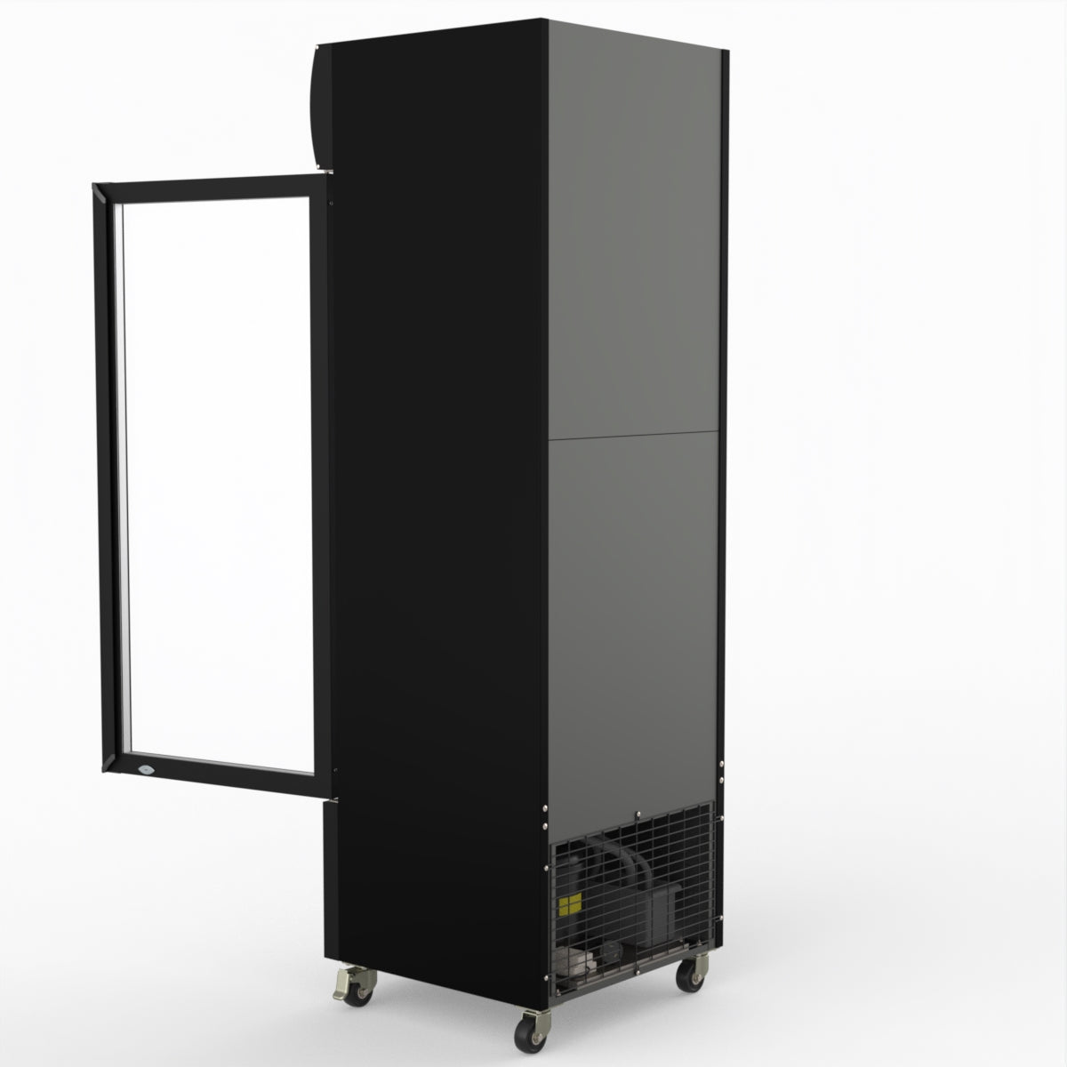 Thermaster Single Glass Door Colourbond Upright Drink Fridge - LG-370BP