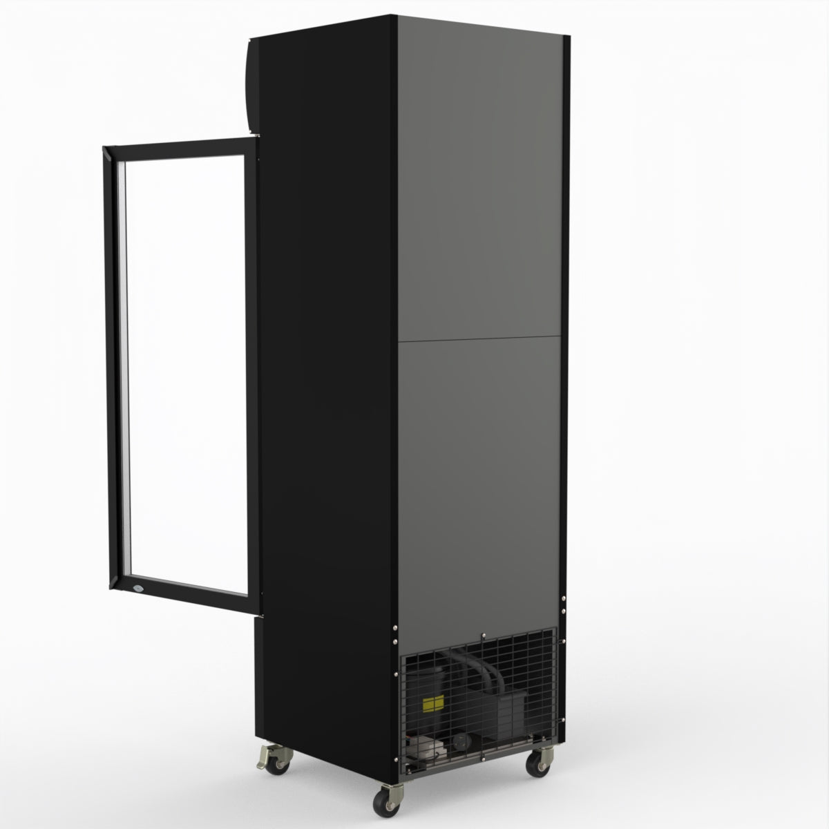 Thermaster Single Glass Door Colourbond Upright Drink Fridge - LG-370BP