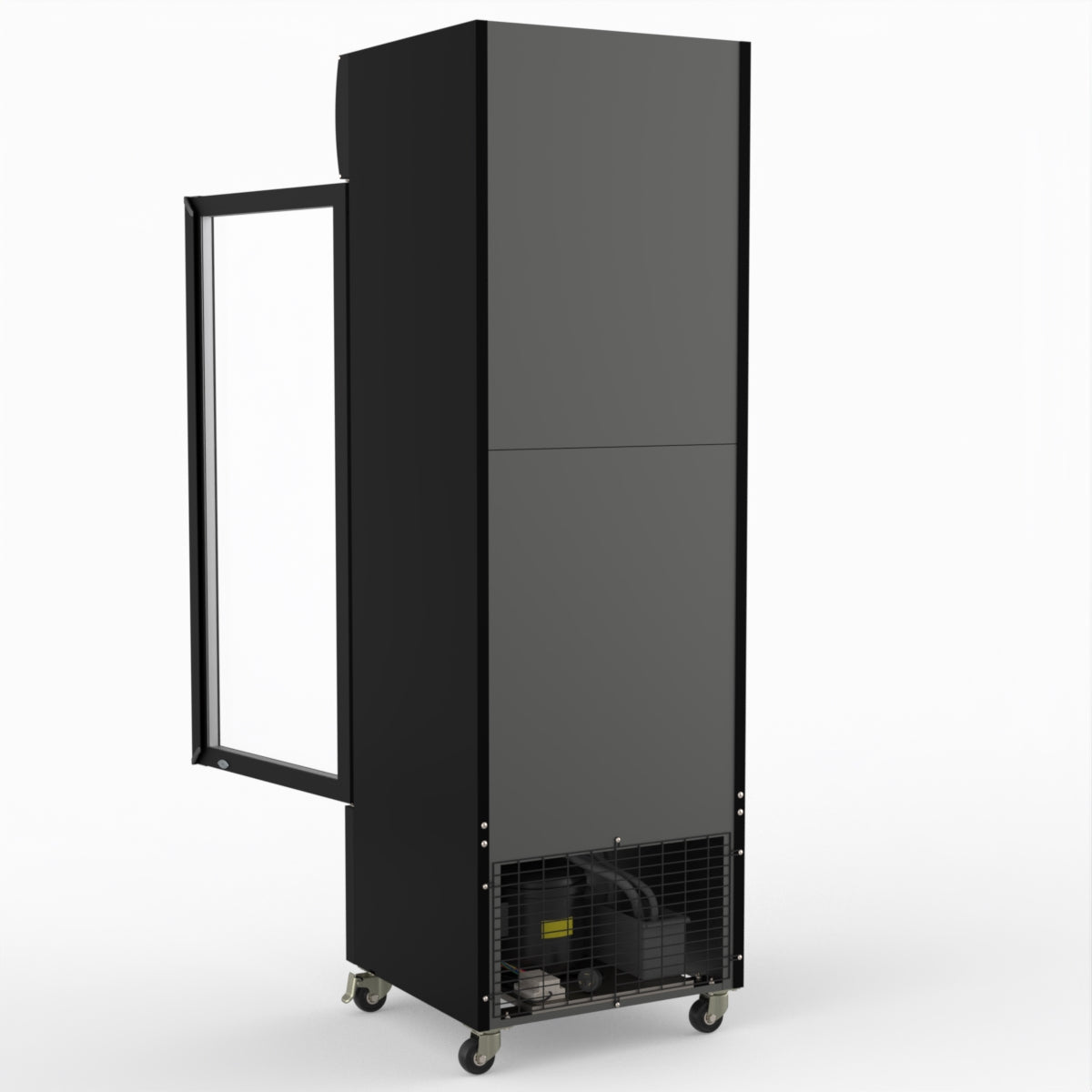 Thermaster Single Glass Door Colourbond Upright Drink Fridge - LG-370BP