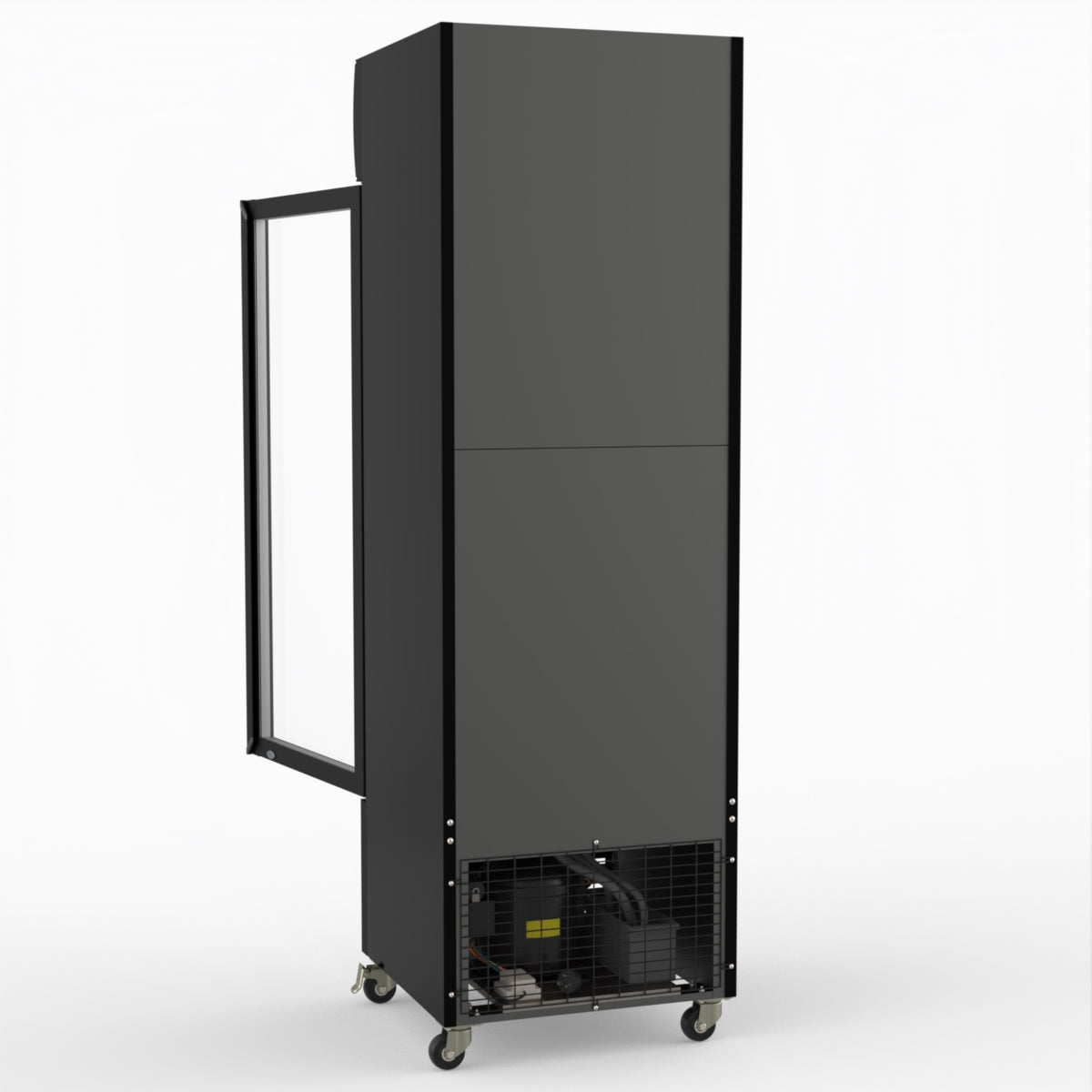 Thermaster Single Glass Door Colourbond Upright Drink Fridge - LG-370BP