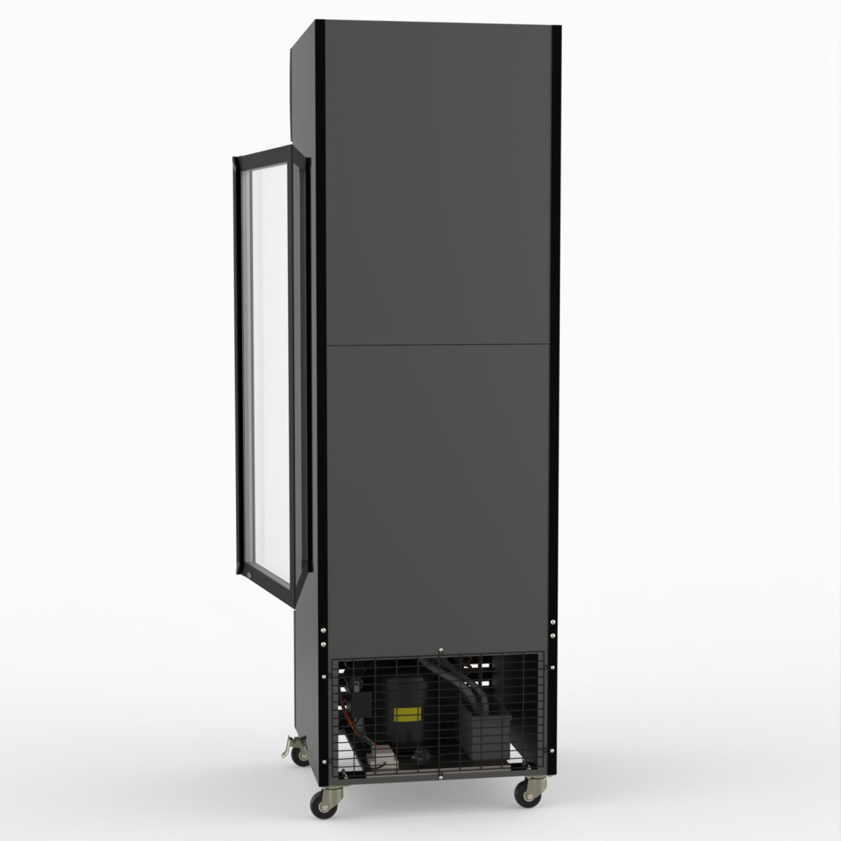 Thermaster Single Glass Door Colourbond Upright Drink Fridge - LG-370BP