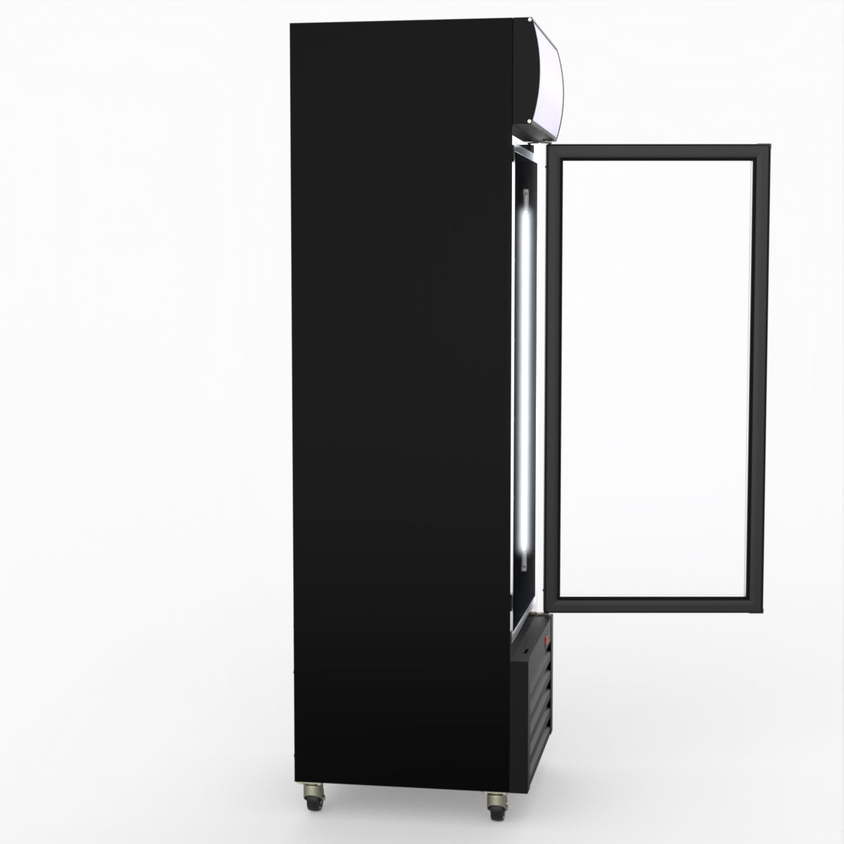 Thermaster Single Glass Door Colourbond Upright Drink Fridge - LG-370BP
