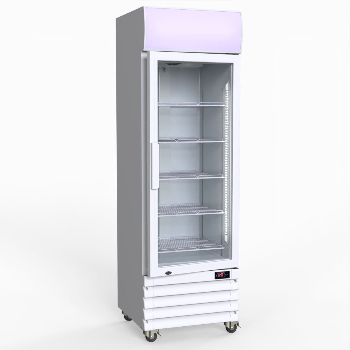 Thermaster Single Glass Door Colourbond Upright Drink Fridge LG-370GE