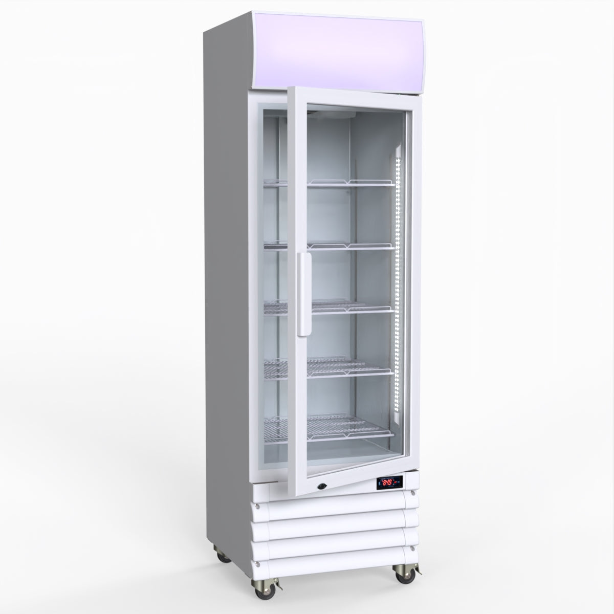 Thermaster Single Glass Door Colourbond Upright Drink Fridge LG-370GE