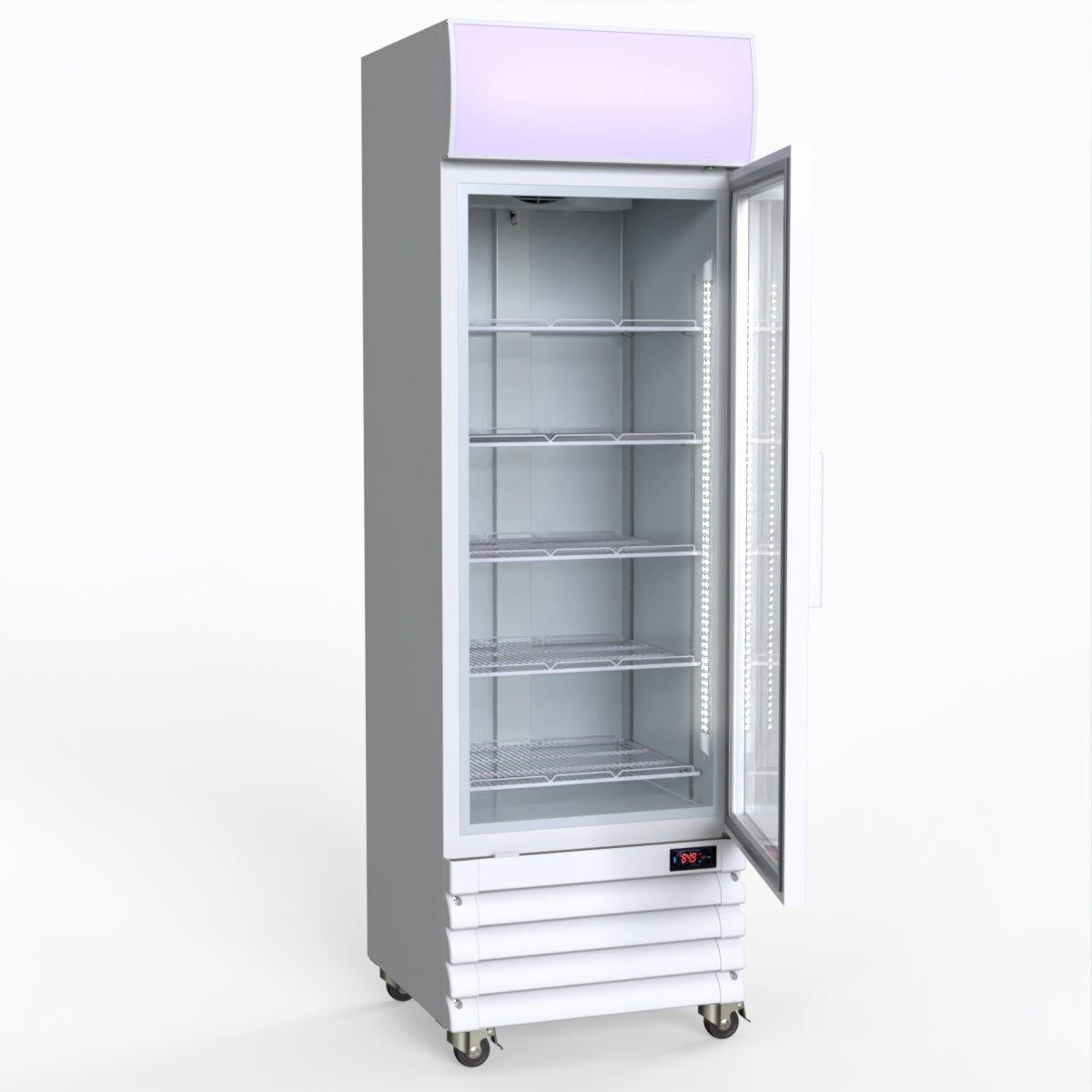 Thermaster Single Glass Door Colourbond Upright Drink Fridge LG-370GE