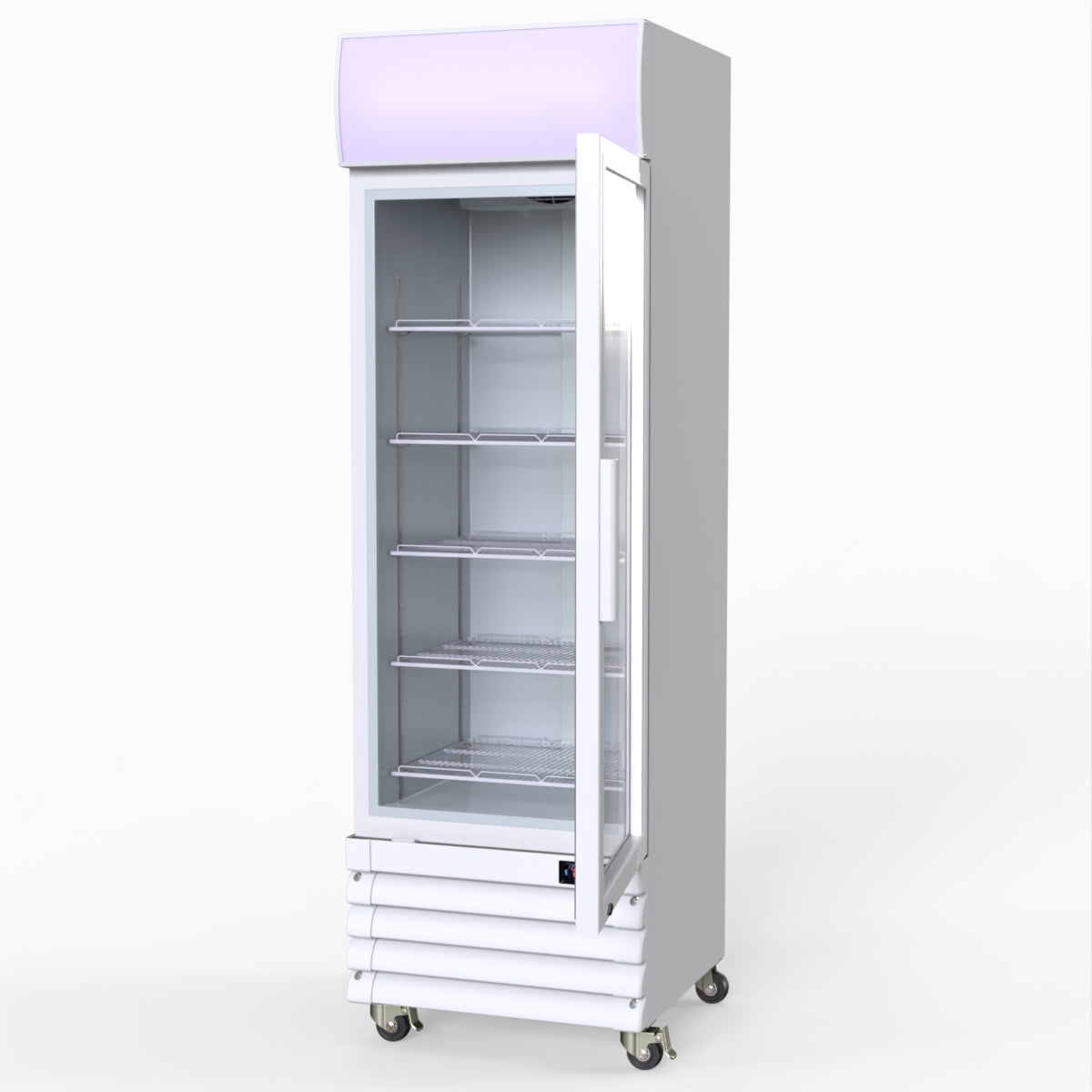 Thermaster Single Glass Door Colourbond Upright Drink Fridge LG-370GE