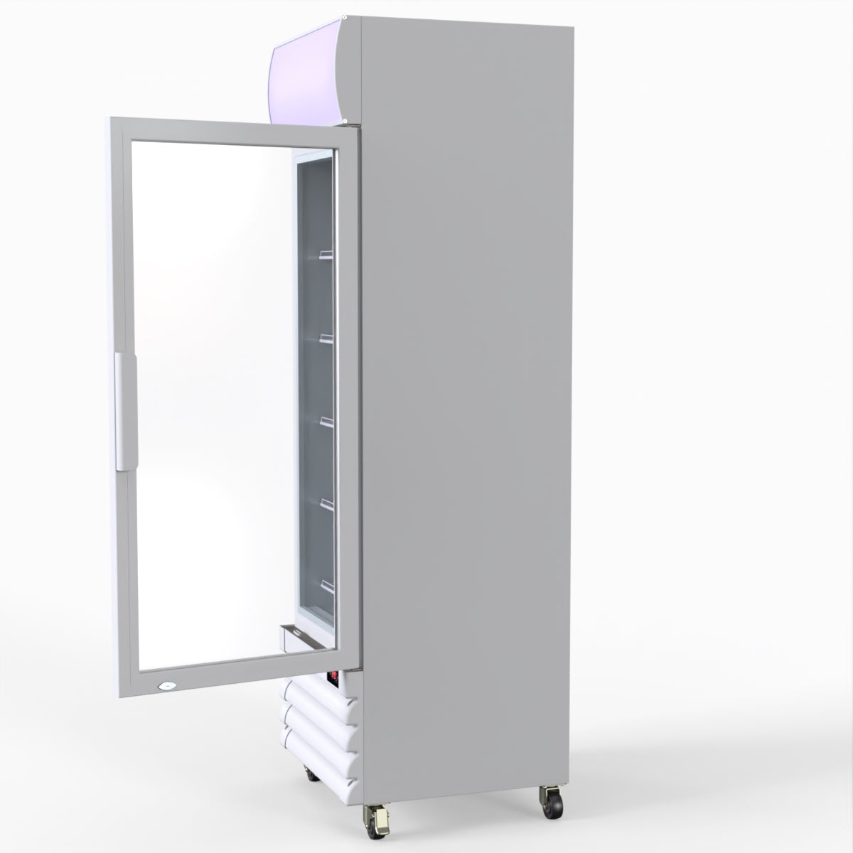 Thermaster Single Glass Door Colourbond Upright Drink Fridge LG-370GE