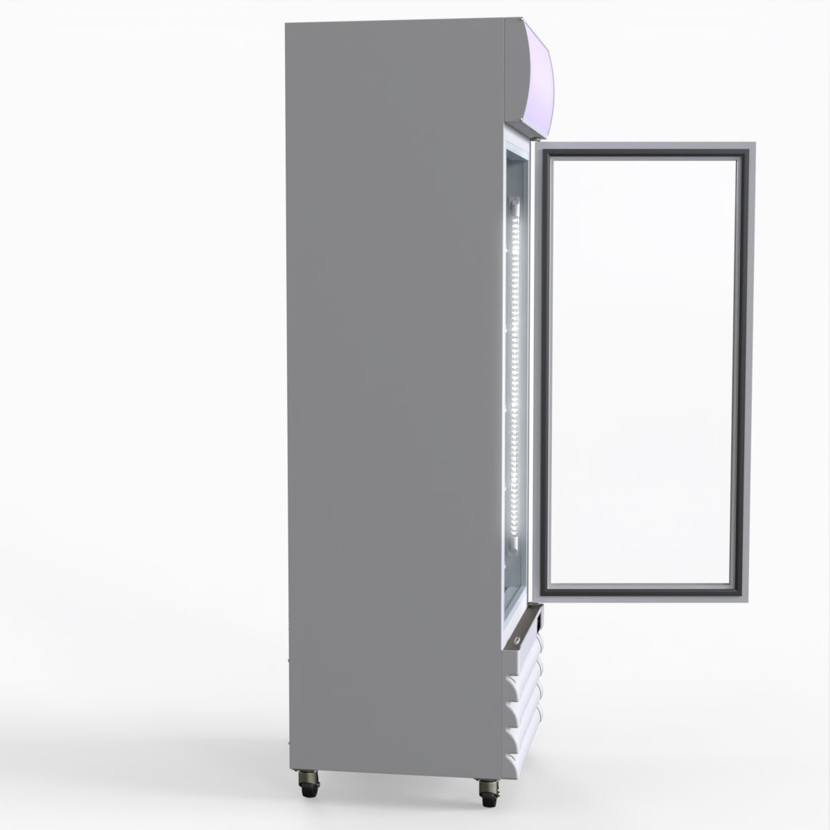 Thermaster Single Glass Door Colourbond Upright Drink Fridge LG-370GE
