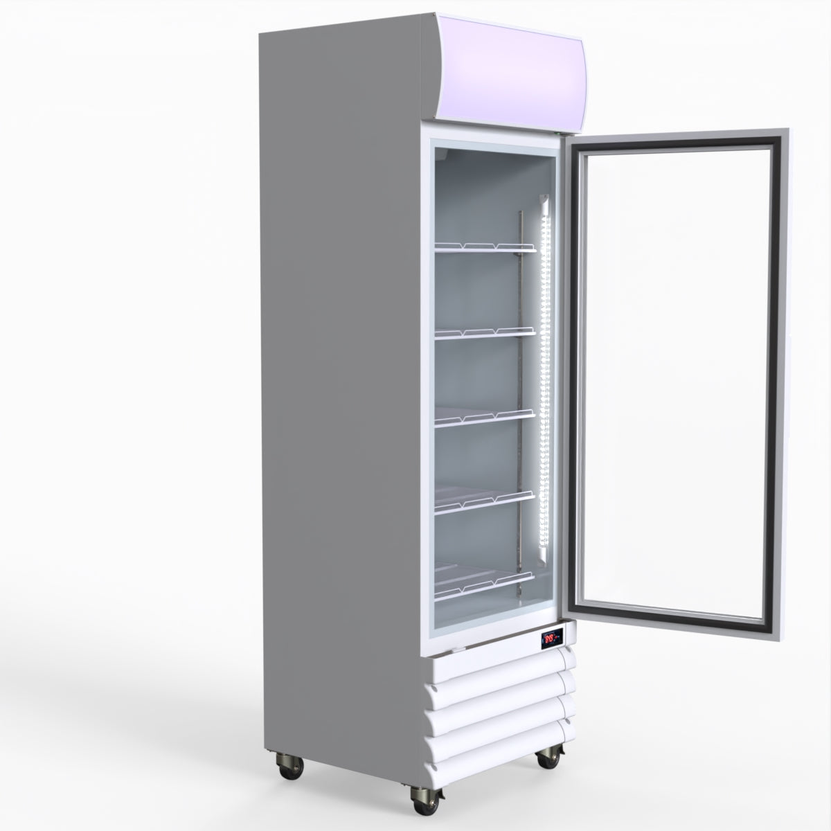 Thermaster Single Glass Door Colourbond Upright Drink Fridge LG-370GE