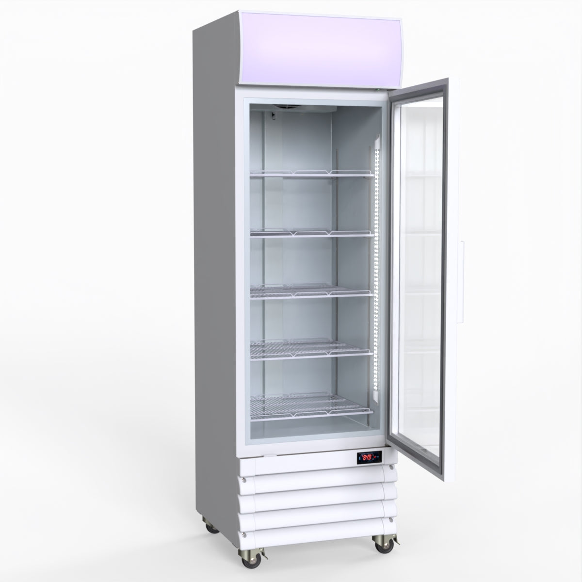 Thermaster Single Glass Door Colourbond Upright Drink Fridge LG-370GE