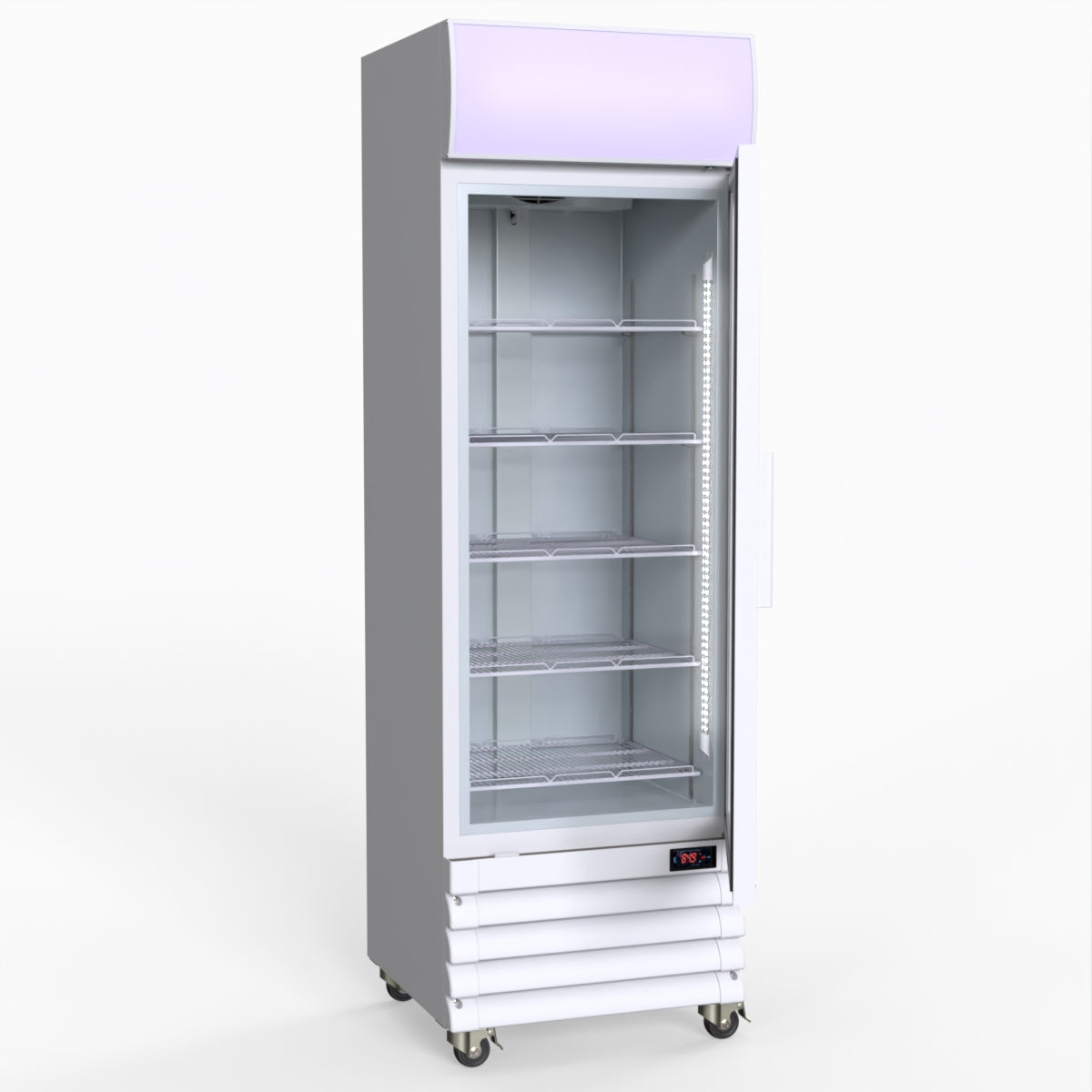Thermaster Single Glass Door Colourbond Upright Drink Fridge LG-370GE