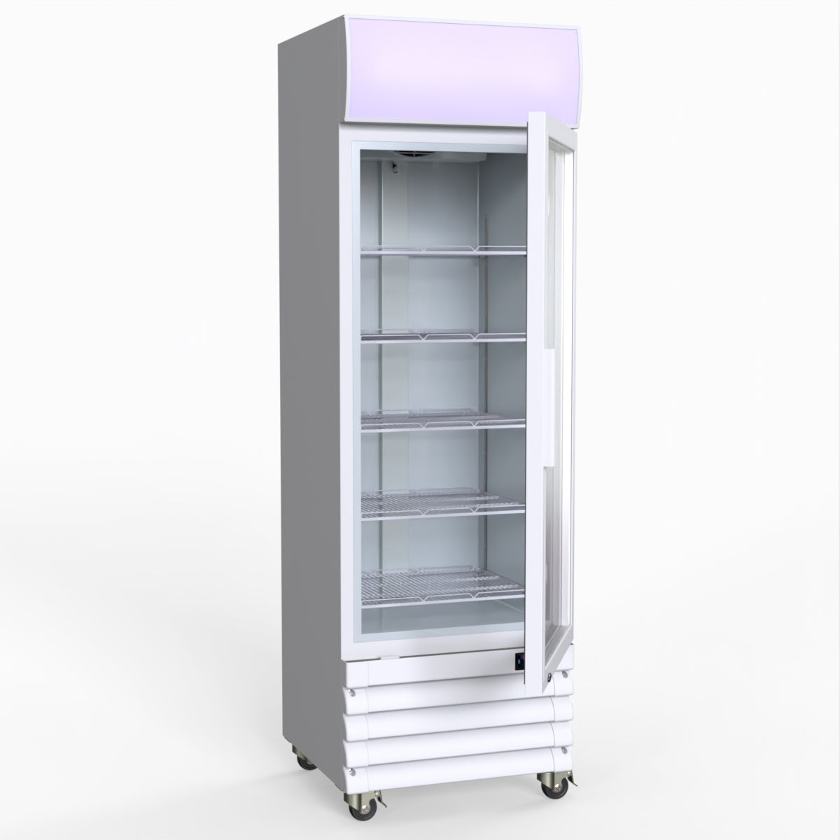 Thermaster Single Glass Door Colourbond Upright Drink Fridge LG-370GE