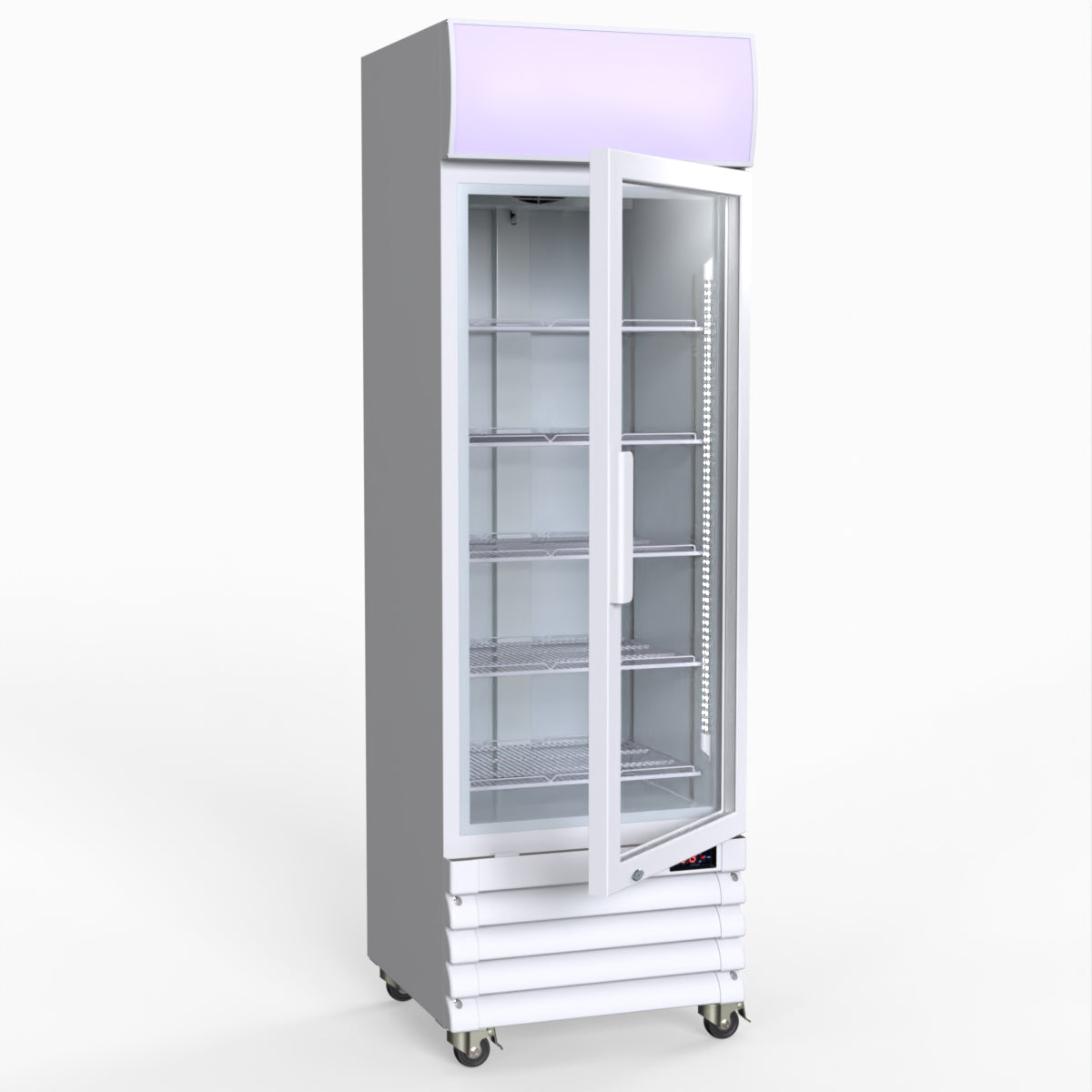 Thermaster Single Glass Door Colourbond Upright Drink Fridge LG-370GE