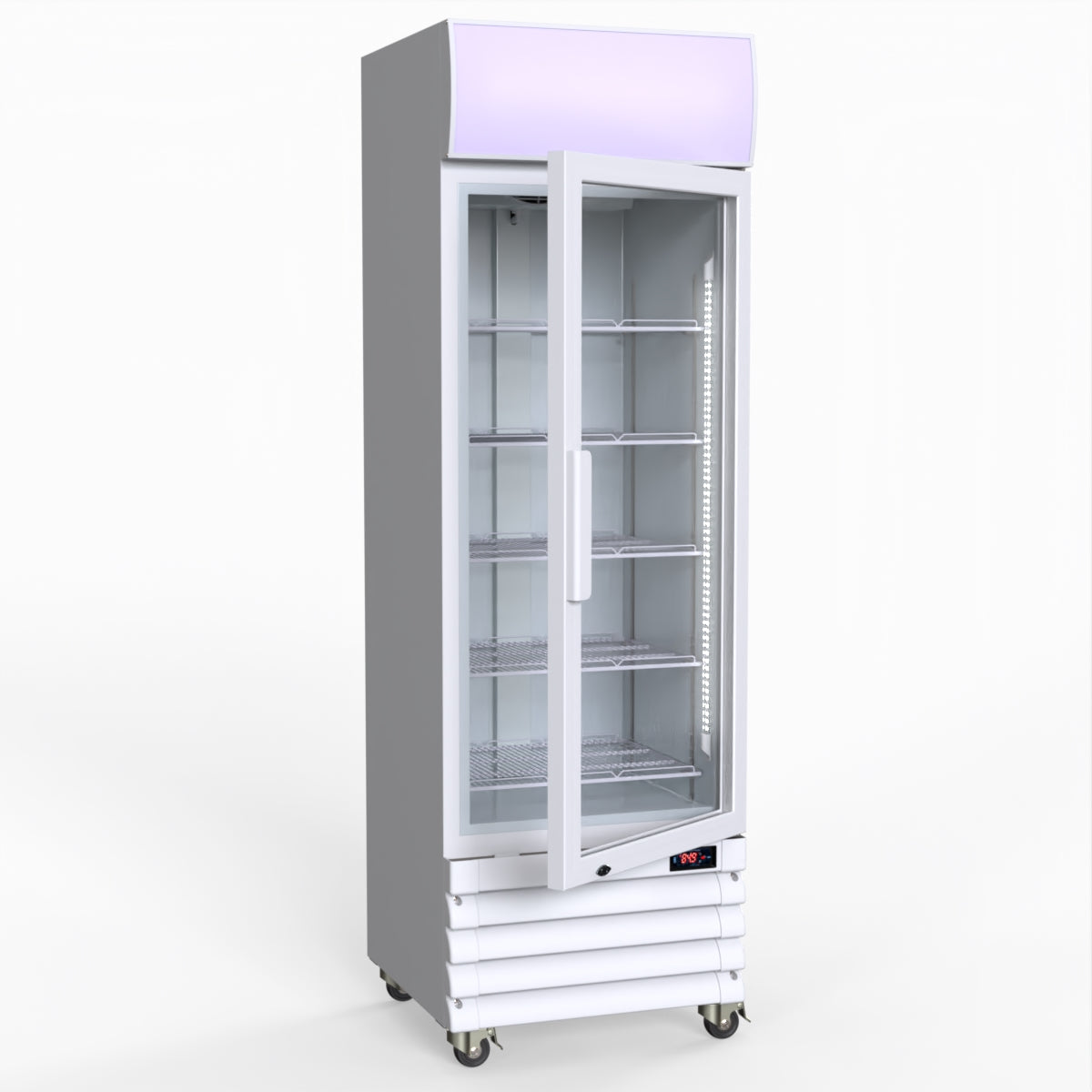 Thermaster Single Glass Door Colourbond Upright Drink Fridge LG-370GE