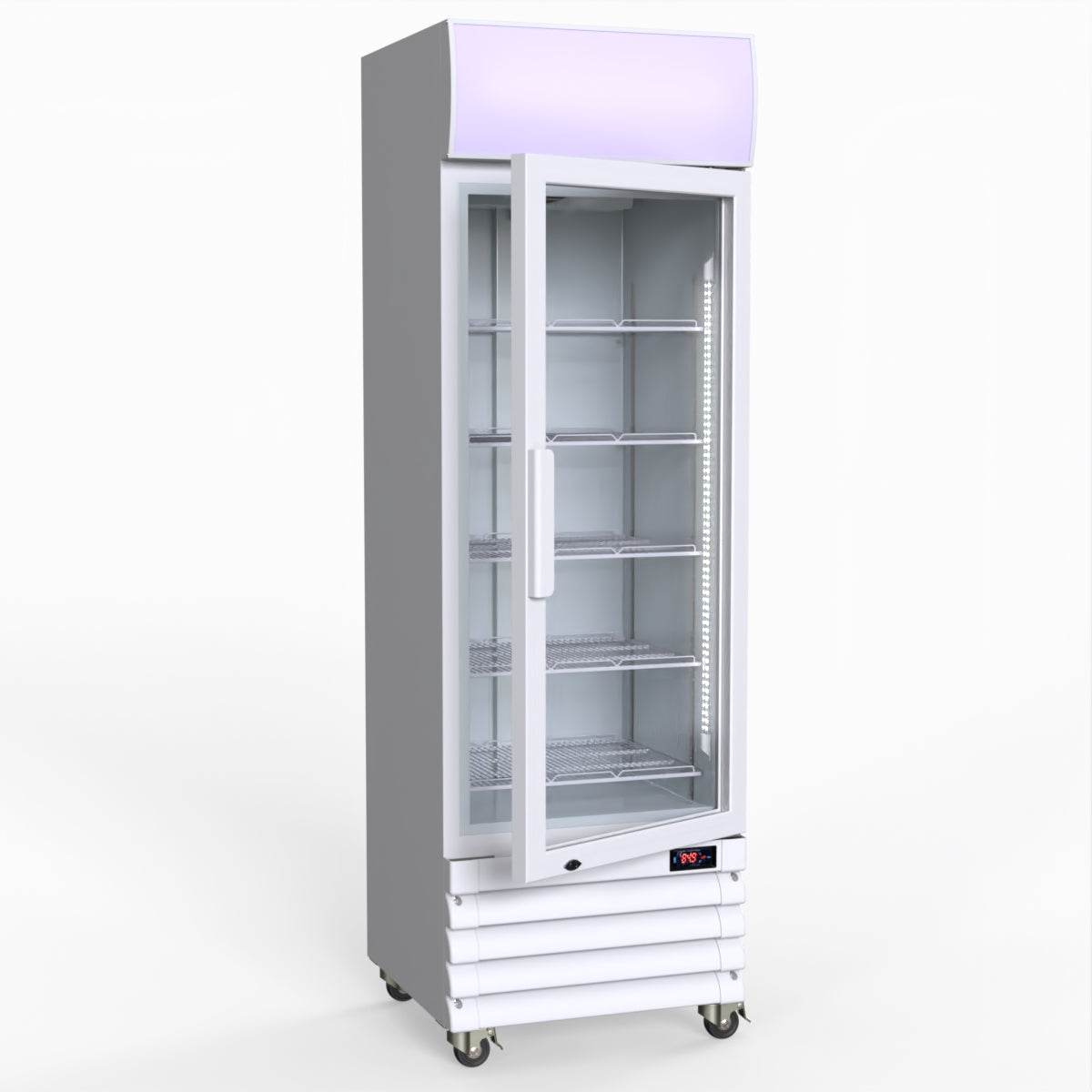 Thermaster Single Glass Door Colourbond Upright Drink Fridge LG-370GE